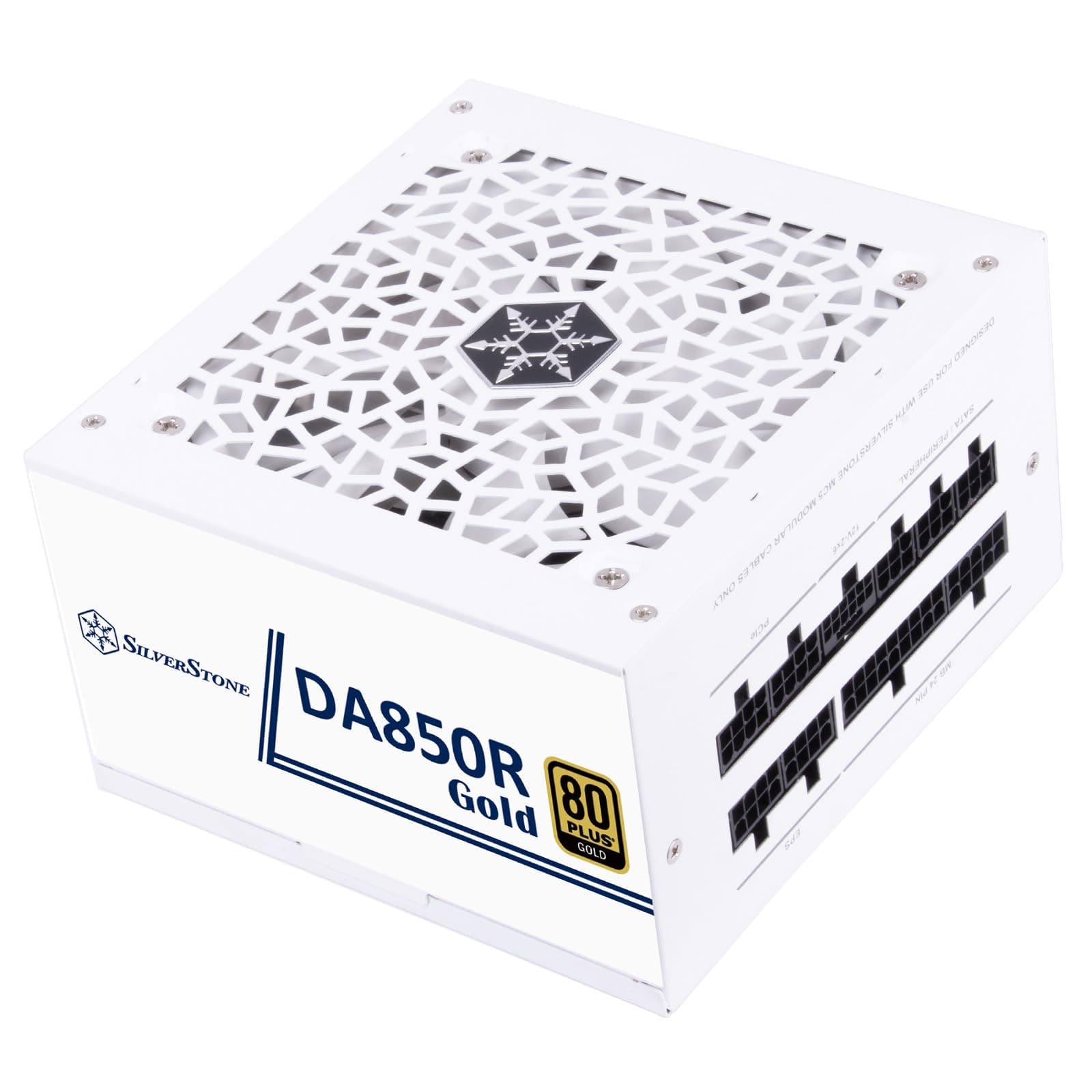 SilverStone Technology DA850R Gold, 80 Plus Gold vollständig modulares ATX-Netzteil, 850W, ATX 3,0 & PCIe 5,0, SST-DA850R-GMA-WWW