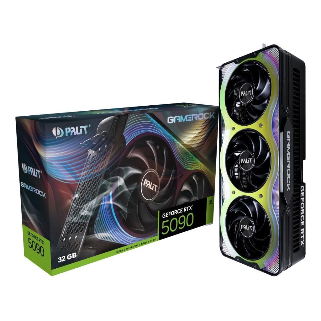 Palit GeForce RTX 5090 GameRock 32GB GDDR7 Gaming Grafikkarte