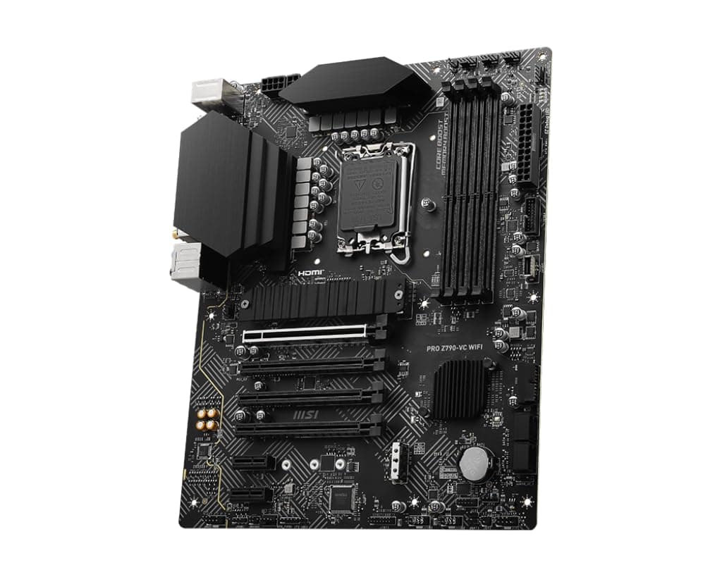 MSI PRO Z790-VC WiFi ProSeries Motherboard (unterstützt Intel Prozessoren der 14. / 13. / 12. Generation, LGA 1700, DDR5, PCIe 5.0, M.2-Steckplätze, 2,5 Gbit/s LAN, USB 3.2 Gen2, HDMI/DP, Wi-Fi 7, Bild 5
