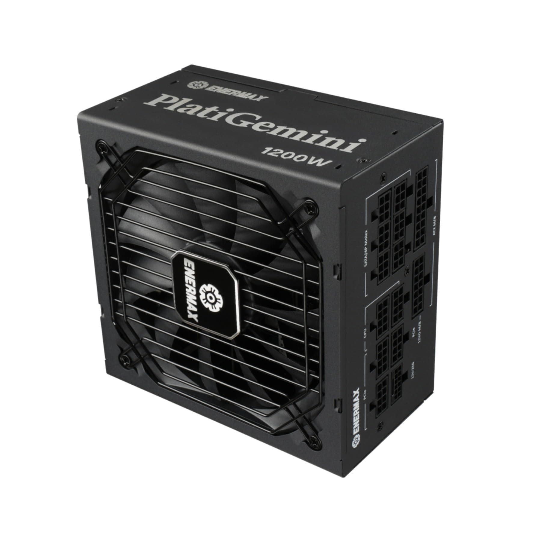 ENERMAX PlatiGemini ATX 3.1 & ATX12VO Hybrid-Netzteil 1200W 80PLUS Platinum (Vollmodulares, 12V-2x6, 60% Semi-Fanless) inkl. WireView GPU; EGN1200P Bild 7