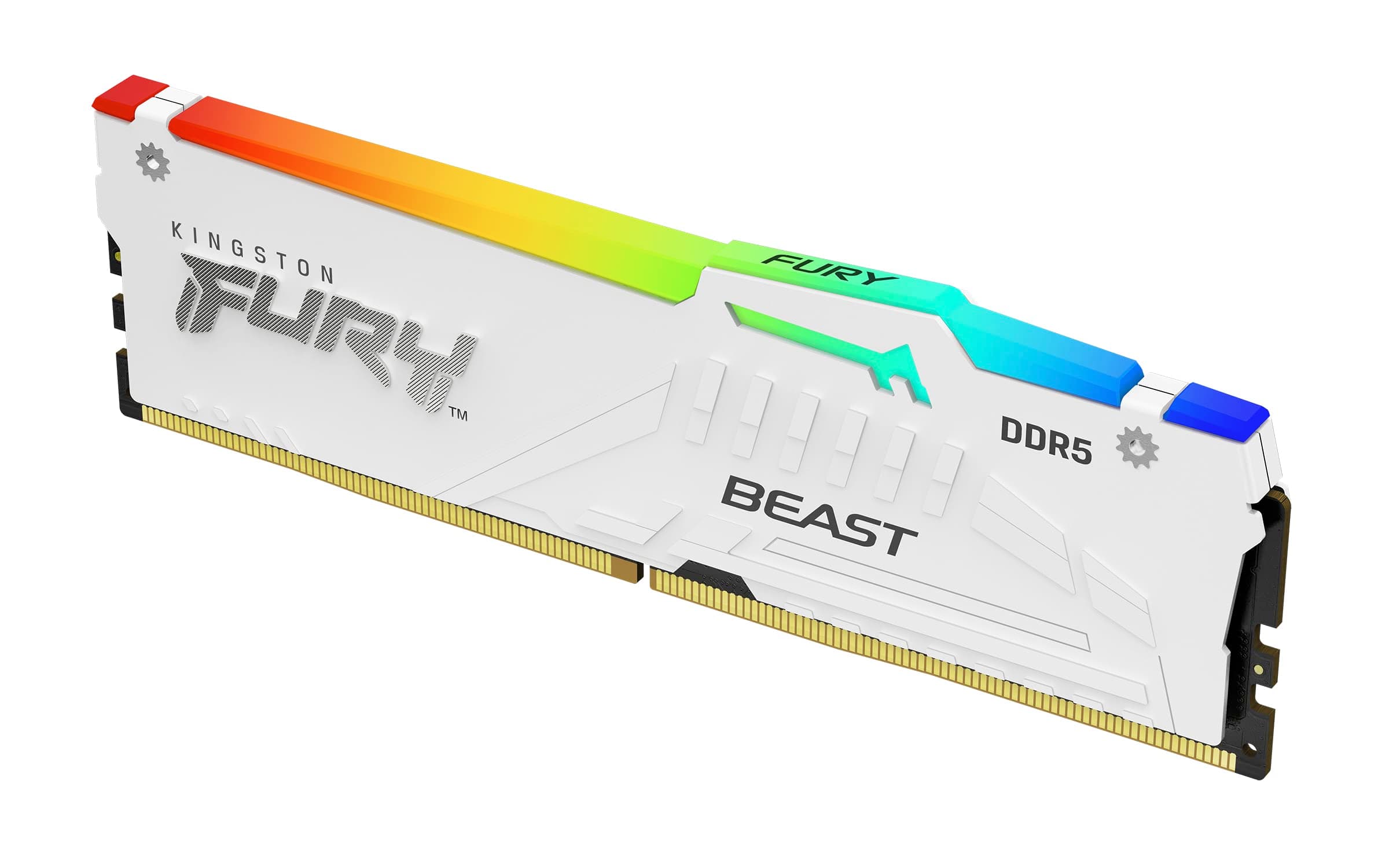 Kingston FURY Beast Weiß RGB XMP 64GB 5600MT/s DDR5 CL40 DIMM Desktop Gaming Speicher kit mit 2 - KF556C40BWAK2-64 Bild 3