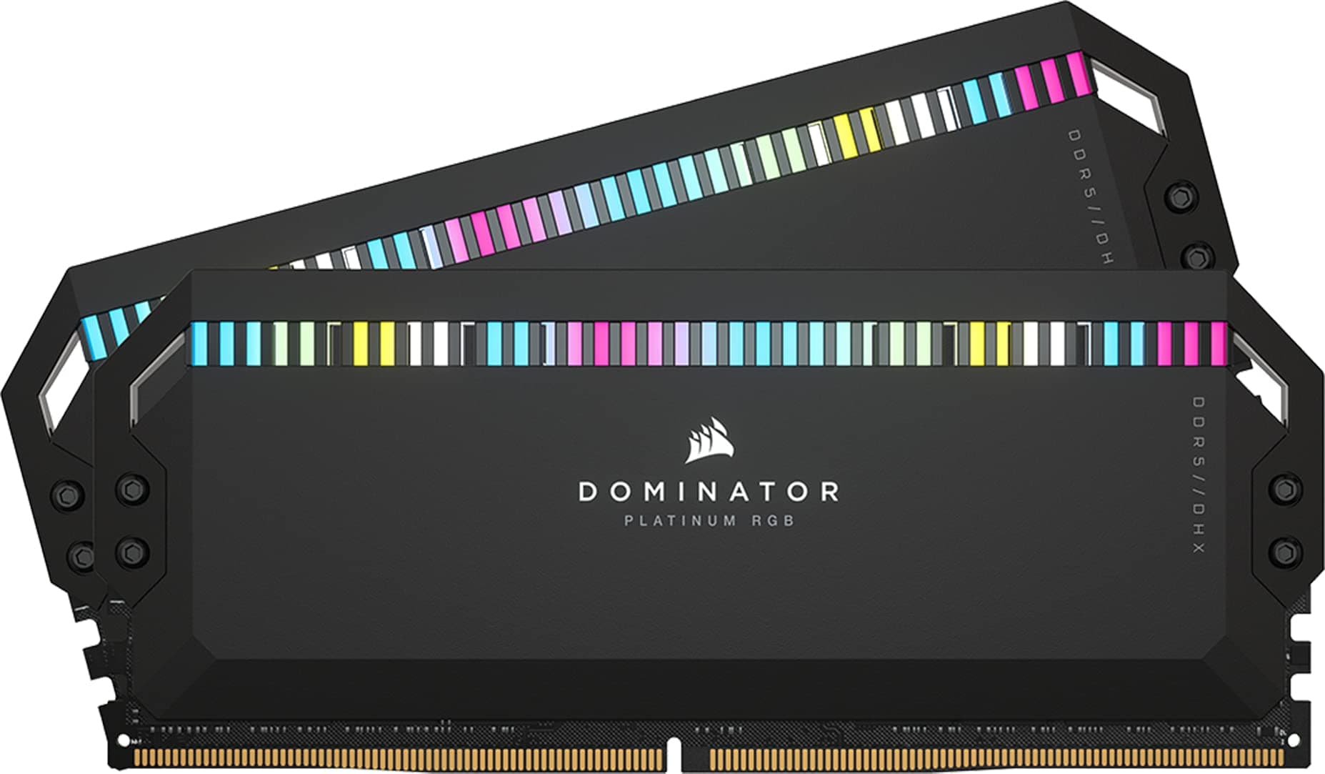 CORSAIR DOMINATOR PLATINUM RGB DDR5 RAM 64GB (2x32GB) Bis zu 5600MHz CL40-40-40-77 1.25V Intel XMP 3.0 Desktop-Arbeitsspeicher – Schwarz (CMT64GX5M2B5600C40) Bild 2