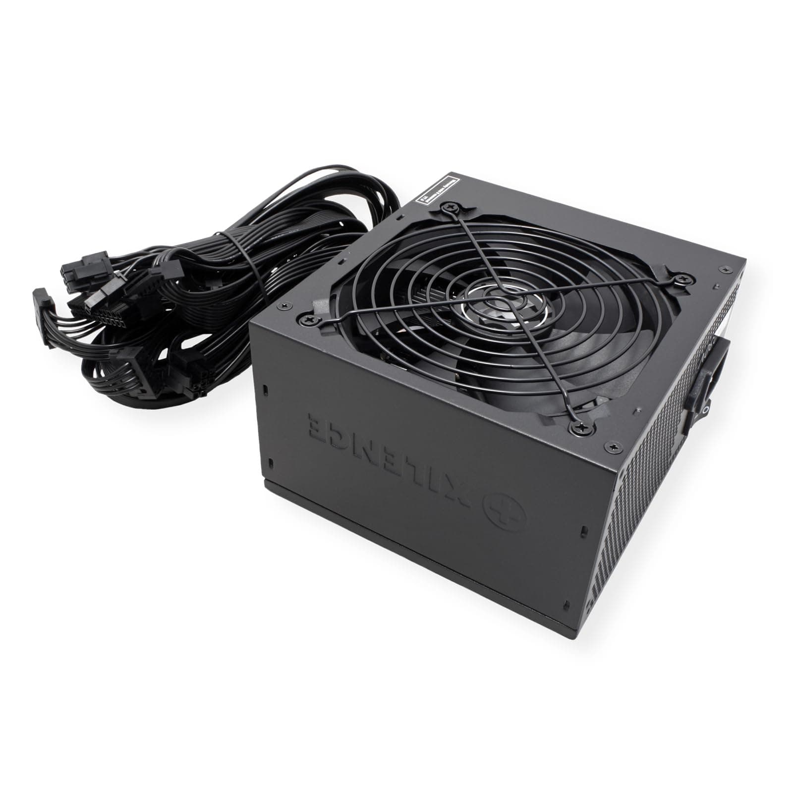 Xilence XP650R6.2 ATX 650W PC Netzteil, 80+ Zertifizierung, Gaming, Non-modular, 1x20+4PIN, 1xCPU 4+4PIN, 1xCPU 8PIN, 2xPCI-E 6+2PIN, 3xHDD, 5xSATA, leiser 120mm Lüfter, bis 600mm Kabellänge, schwarz Bild 3