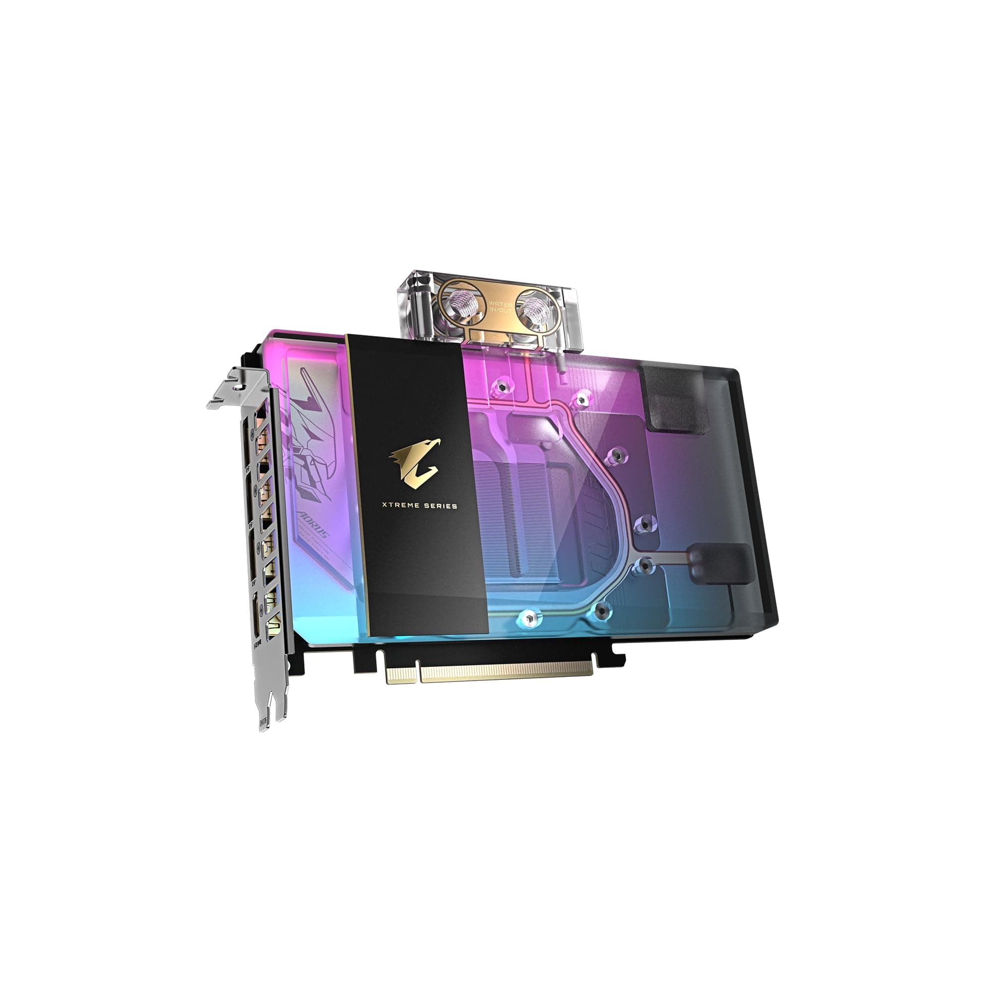 Gigabyte AORUS GeForce RTX 5080 Xtreme WATERFORCE WB 16G Grafikkarte - 16GB GDDR7, 256 Bit, PCI-E 5.0, 2805MHz Core Clock, 3 x DP 2.1a, 1 x HDMI 2.1b, NVIDIA DLSS 4, GV-N5080AORUSX WB-16GD Bild 5