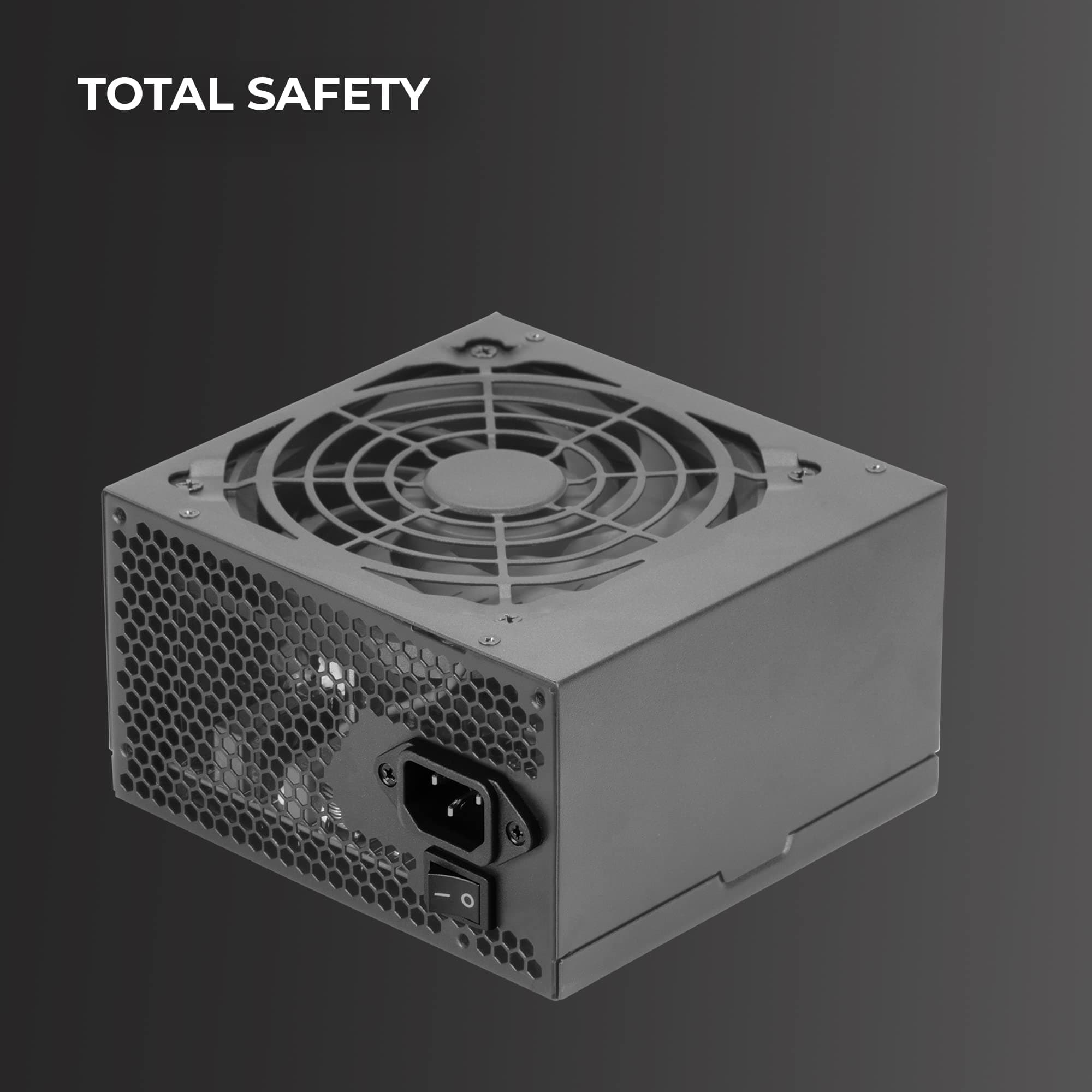 Tacens Anima APIII750, Netzteil PC ATX 750W, SMD und DC-DC Technologien, 85% Wirkungsgrad 12V, Ultraleiser 12cm-Lüfter, Extralange Flachkabel, Schwarz Bild 7