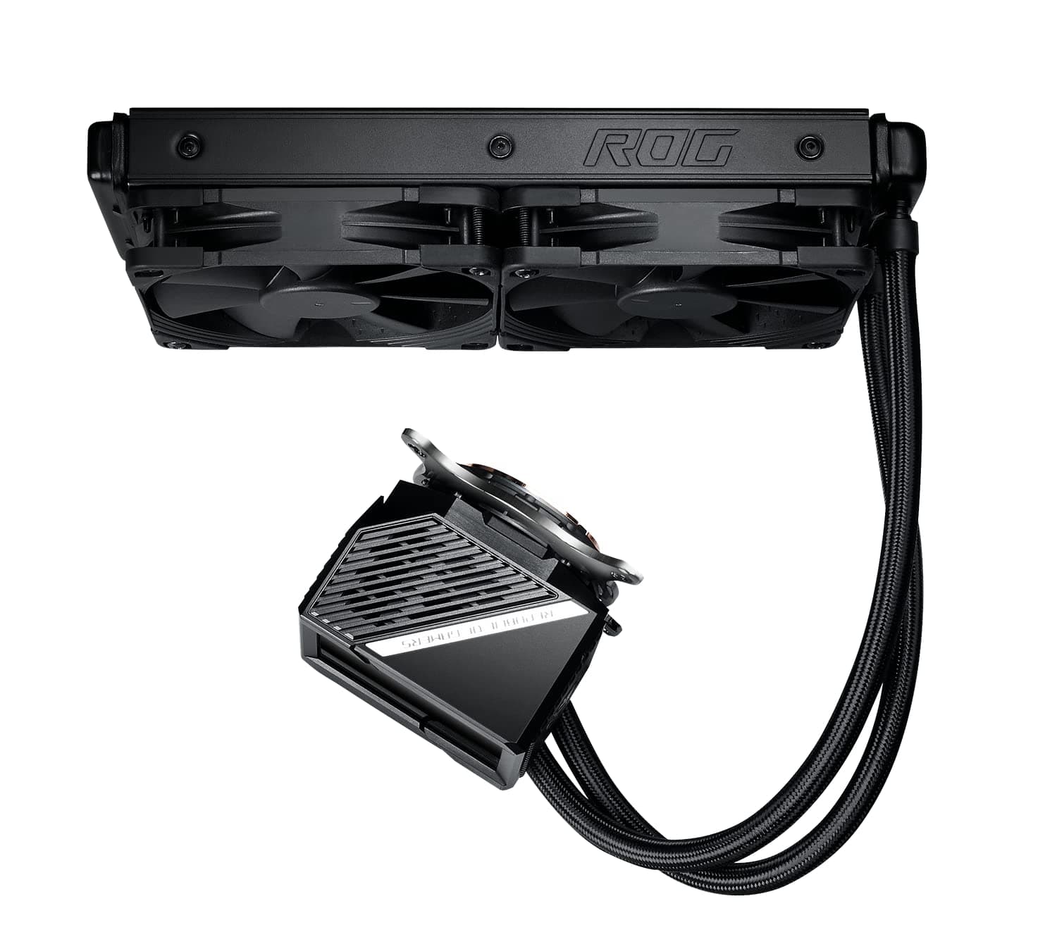 ASUS ROG RYUJIN II 240 All-in-One CPU-Wasserkühlung (3,5-Zoll-LCD, integrierter Pumpenlüfter zur Kühlung von VRM und M.2, 2x Noctua iPPC 2000 PWM 120mm Radiatorlüfter) Bild 6