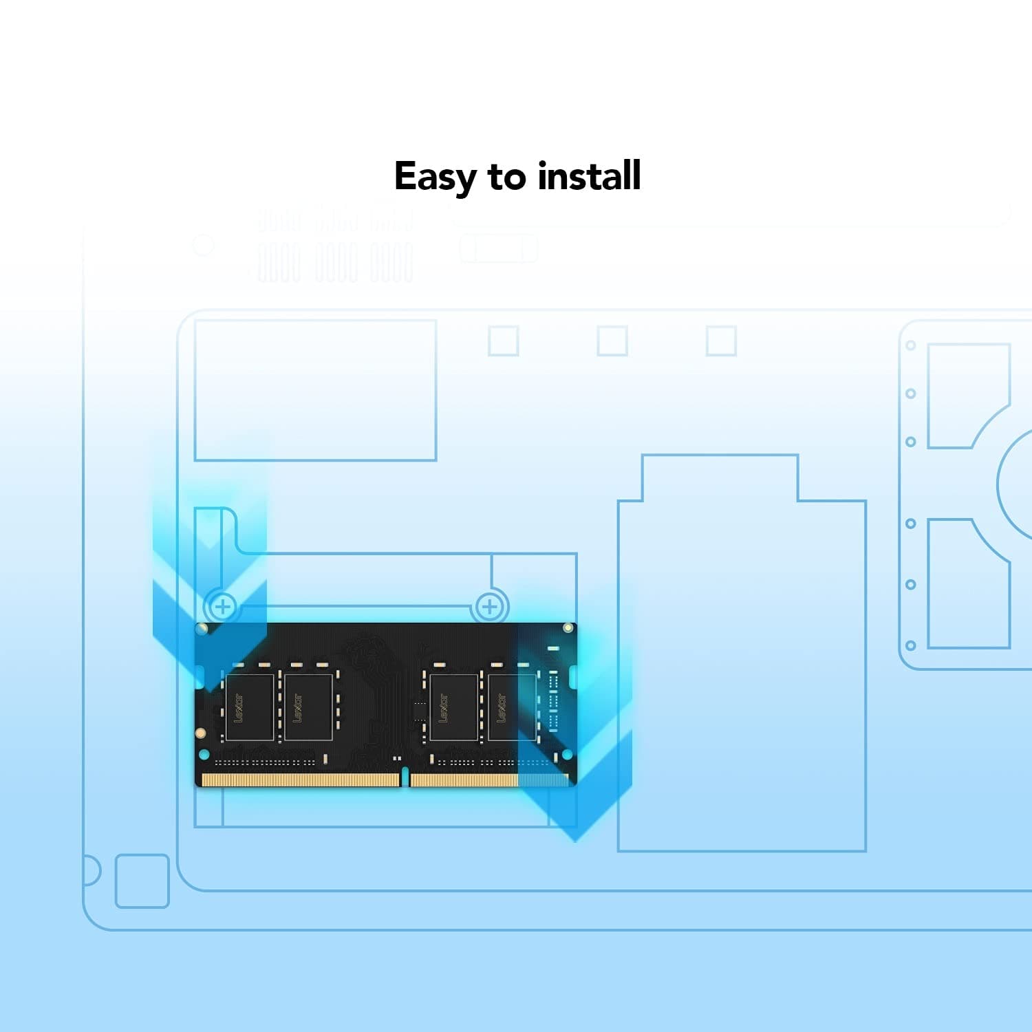 LEXAR DDR4-3200 SO-DIMM 32GB One size Bild 7