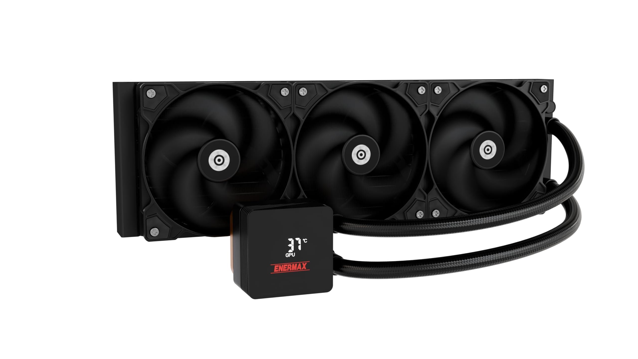 ENERMAX LIQMAX IV 360mm AIO CPU Wasserkühlung|Dual Chamber|TDP 380W+|Intel LGA 1851/1700/115x/2066| AMD AM5/AM4 |Digital Anzeige |3x 120 PWM Performance Flow Fan|ELC-LMIV360-SF Bild 2