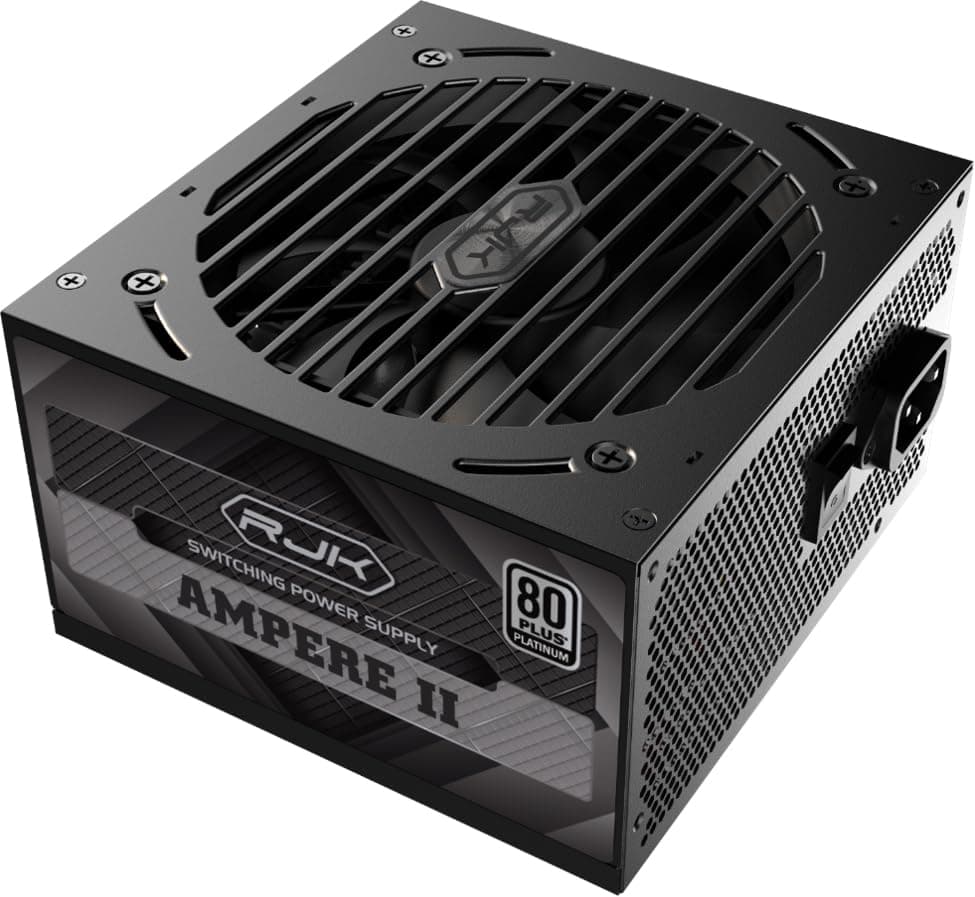 RAIJINTEK Ampere II 850W Netzteil, 80 Plus Platin, ATX 3.1, Vollmodular, PCIe 5.1 12V-2x6 Anschluss, Kompaktes Design, 10 Jahre Garantie – Schwarz 850W Schwarz Bild 7