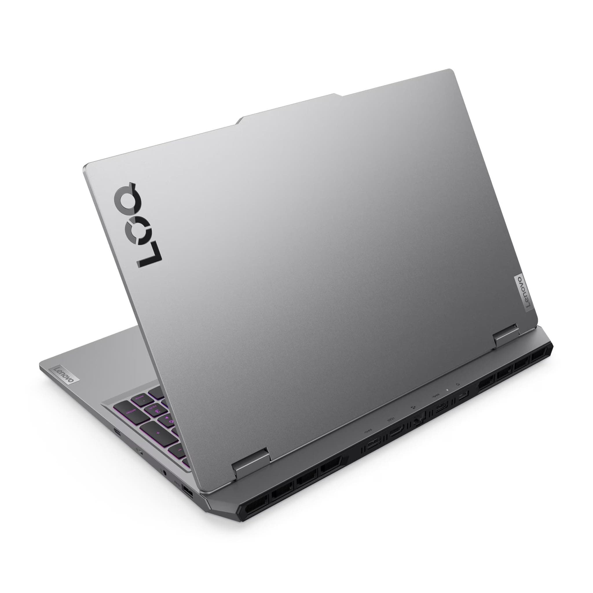 Lenovo LOQ 15IRX10 Gaming Laptop, Intel Core i5-13450HX, 64 GB DDR5 RAM, 2 TB PCIe SSD, 15.6" FHD (1920x1080) Display, NVIDIA GeForce RTX 5060, Deutsches Tastatur-Layout, W11 Pro, Luna Grau 64 GB RAM | 2 TB SSD Windows 11 Pro Bild 6