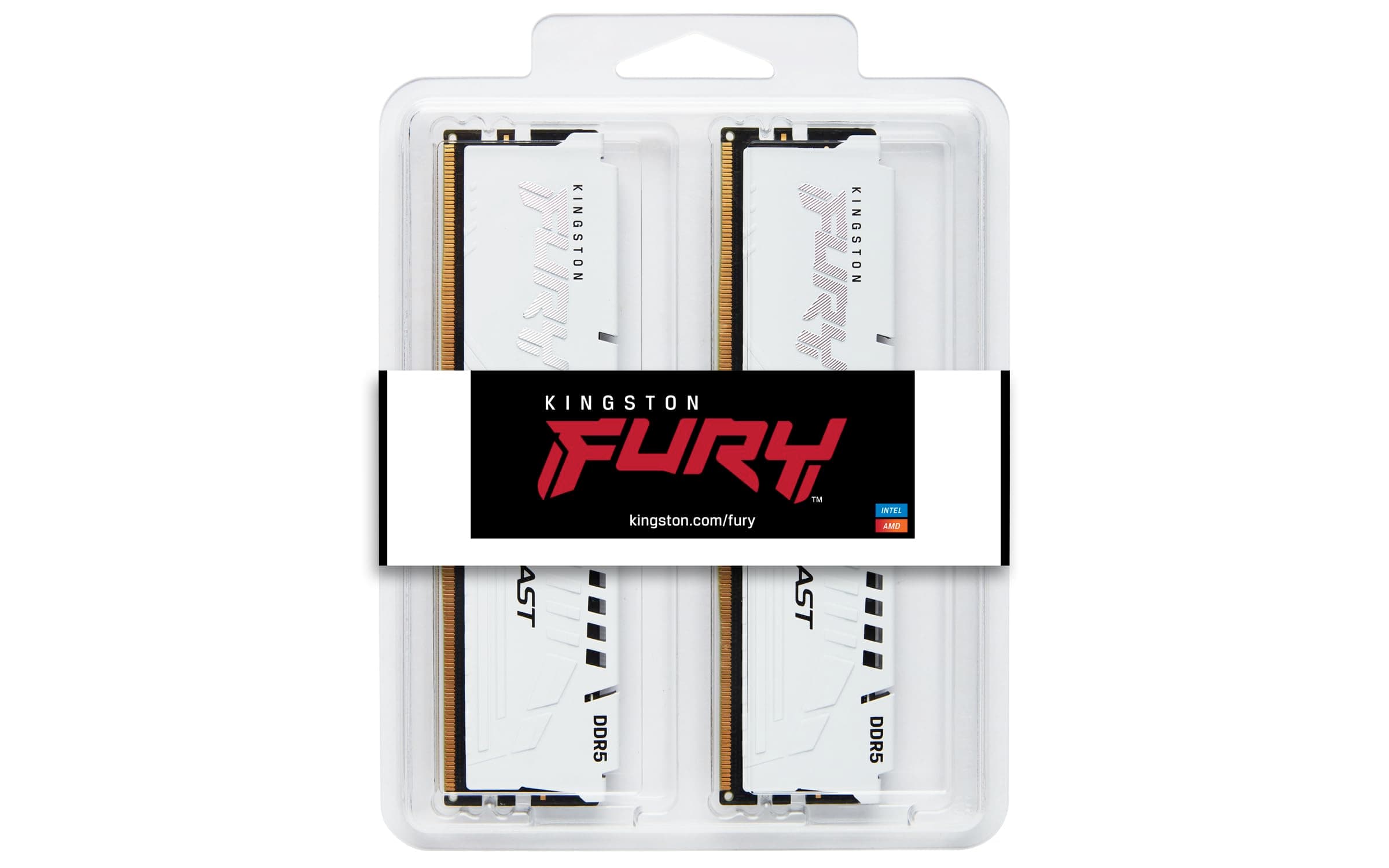 Kingston FURY Beast Weiß DDR5 64GB (2x32GB) 6000MT/s CL30 DIMM Desktop Gaming Speicher Kit mit 2 AMD EXPO und Intel XMP - KF560C30BWEK2-64 Bild 8