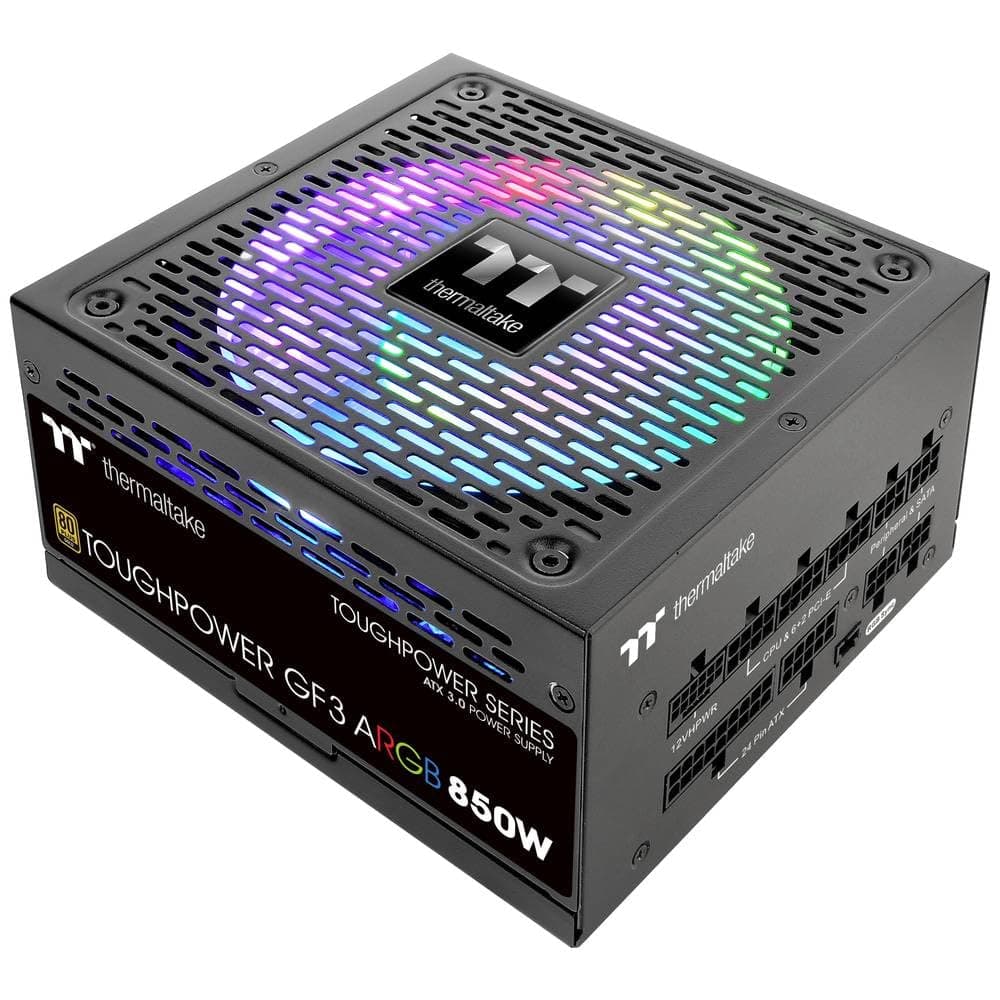 Thermaltake Toughpower GF3 ARGB 850W | PC-ATX-3.0-Netzteil | PCIe Gen 5.0 | 80-Plus-Gold | voll-modular | leiser 140 Lüfter | EU Zertifiziert 850W ARGB Bild 2