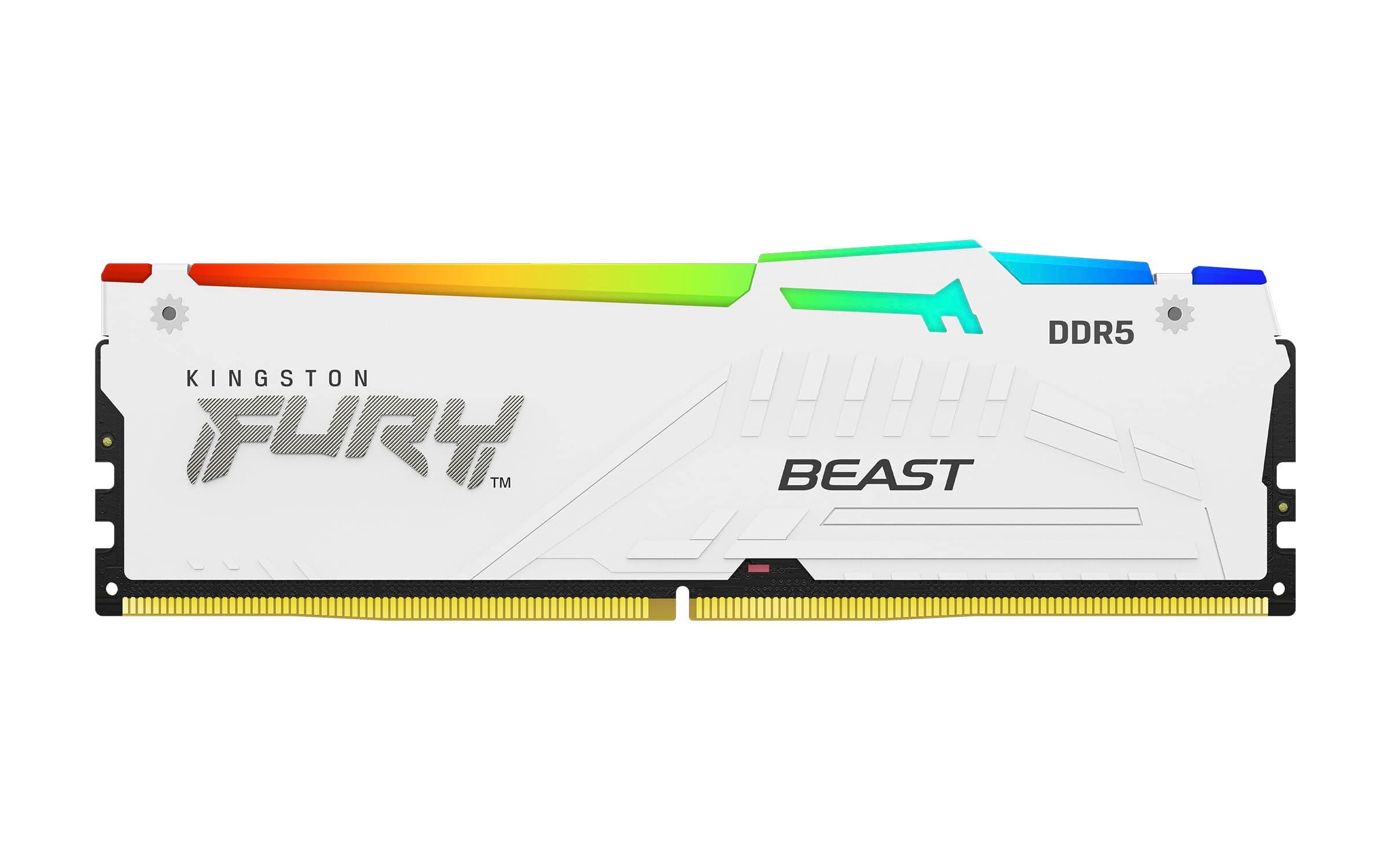 Kingston FURY Beast Weiß RGB XMP 64GB 5600MT/s DDR5 CL40 DIMM Desktop Gaming Speicher kit mit 2 - KF556C40BWAK2-64 Bild 2