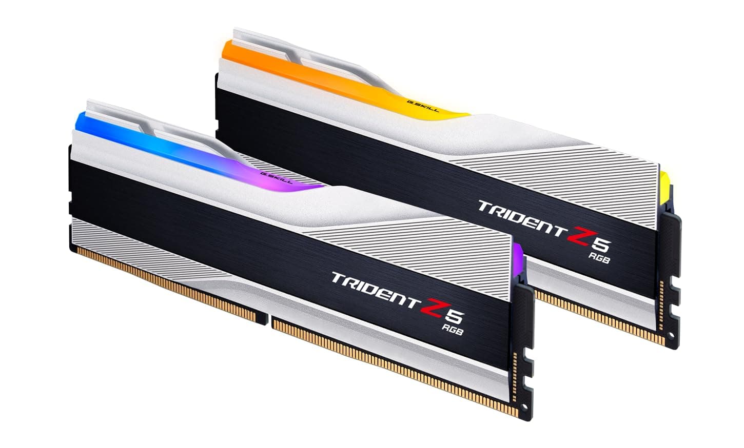 32GB G.Skill DDR5 Trident Z5 RGB 6000MHz CL36 1.35V Dual Channel Kit 2X 16GB Silver Bild 2