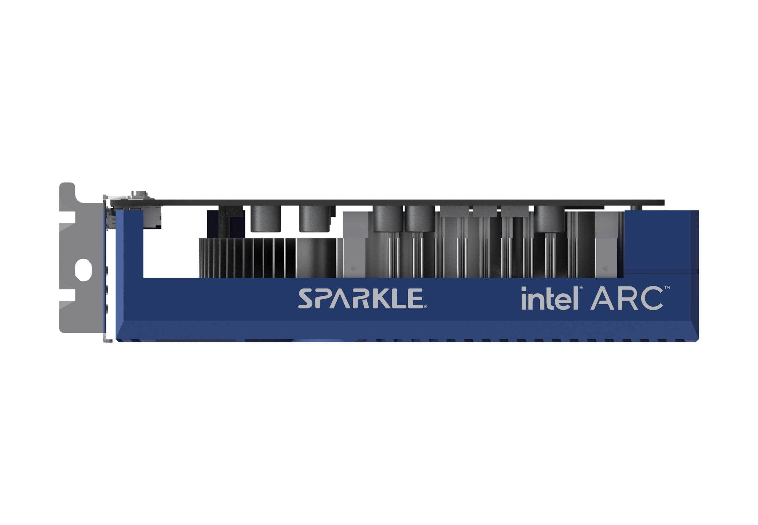 Sparkle Intel Arc A380 ELF DDR6 HDMI 2000MHz 6GB Single Fan Grafikkarte - Blau Bild 7