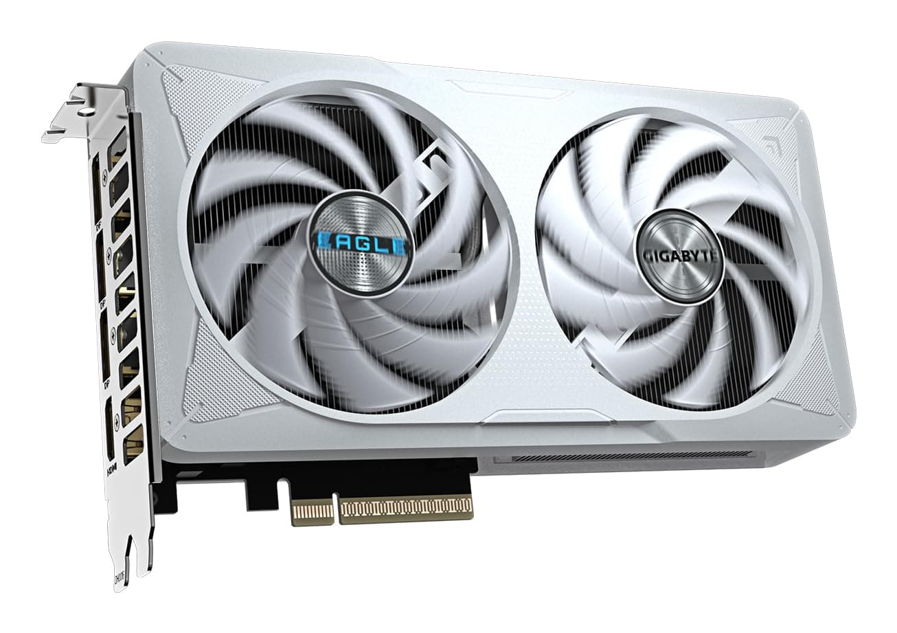 Gigabyte GeForce RTX 5060 Eagle OC Ice 8G Grafikkarte - 8GB GDDR7, 128bit, PCI-E 5.0, 2550 MHz Kerntakt, 3 x DisplayPort, 1 x HDMI, GV-N5060EAGLEOC ICE-8GD Bild 5