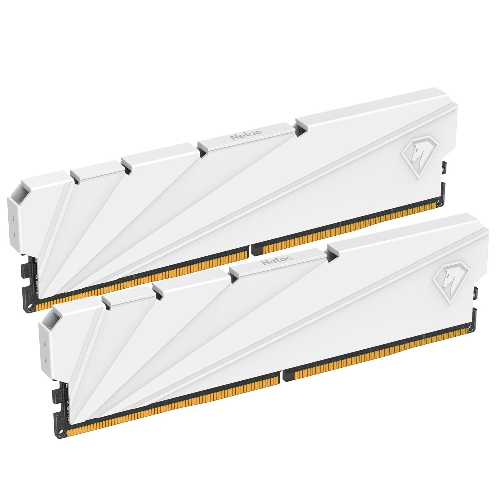 Netac 32GB (2x16GB) DDR4 3200MHz C16 XMP 2.0 High Performance Desktop Workstation Kit, weiß 2×16GB Bild 2