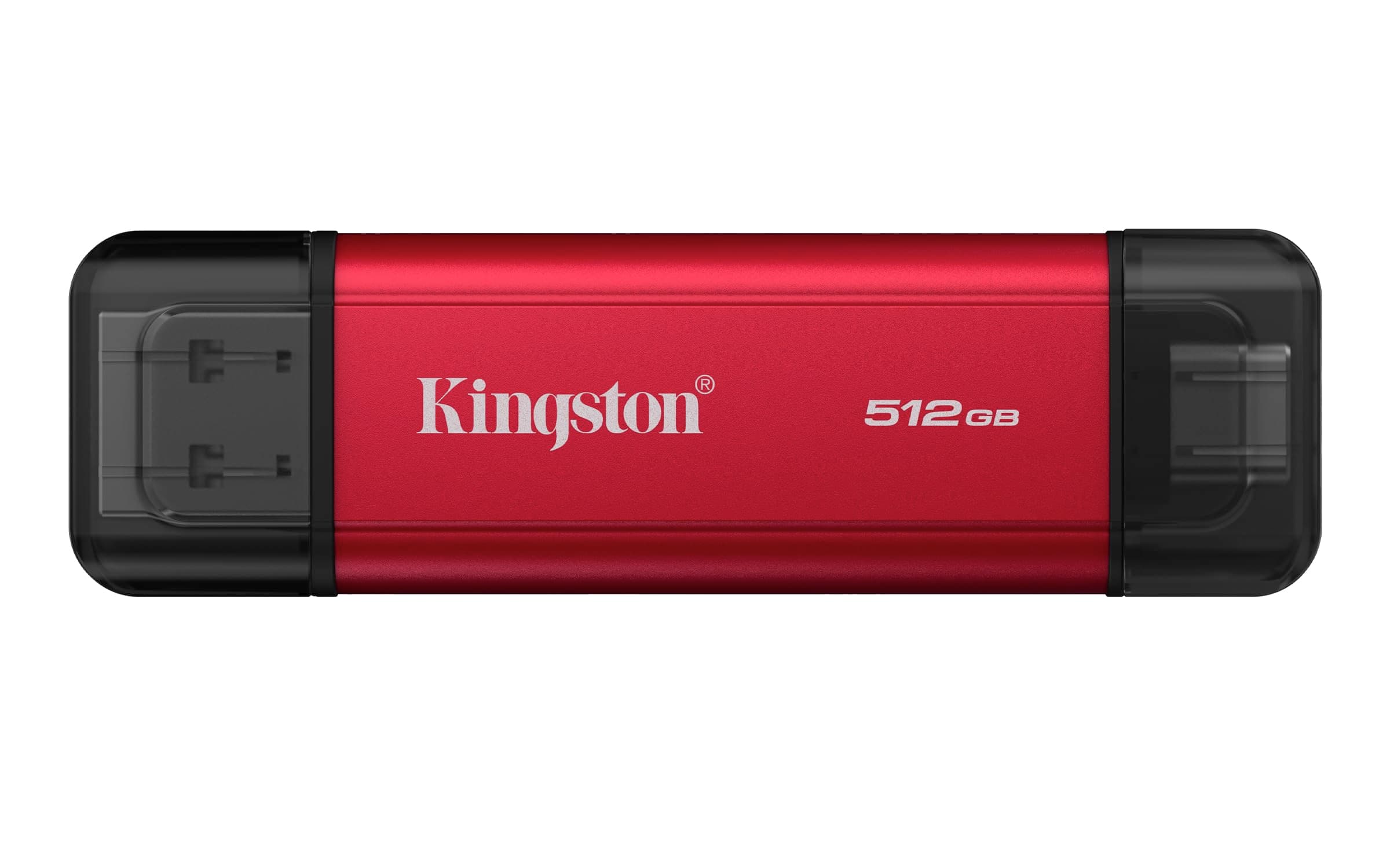 Kingston Tragbare duale SSD 512GB mit Dual USB-A/C bis zu 1050MB/s USB 3.2 Gen 2 – SPSD/512GB
