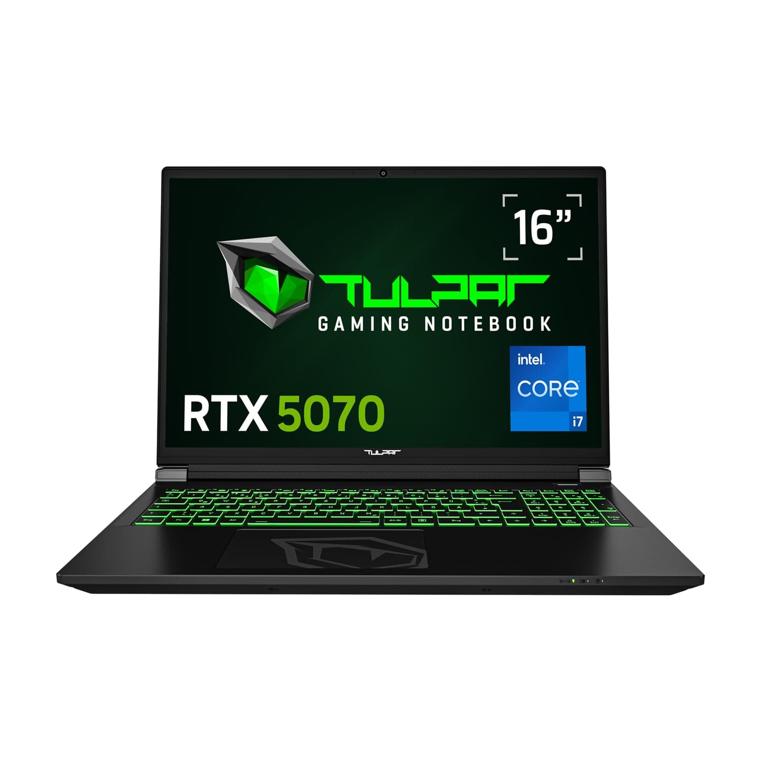 TULPAR T6 V3.6.2 Gaming Laptop | 16'' FHD+ 1920X1200 165HZ IPS LED-Display | Intel Core i7 14700HX | 32 GB RAM | 500 GB SSD | Nvidia RTX 5070 | Windows 11 Gaming Notebook RTX 5070 - 500 GB SSD - 32 GB RAM