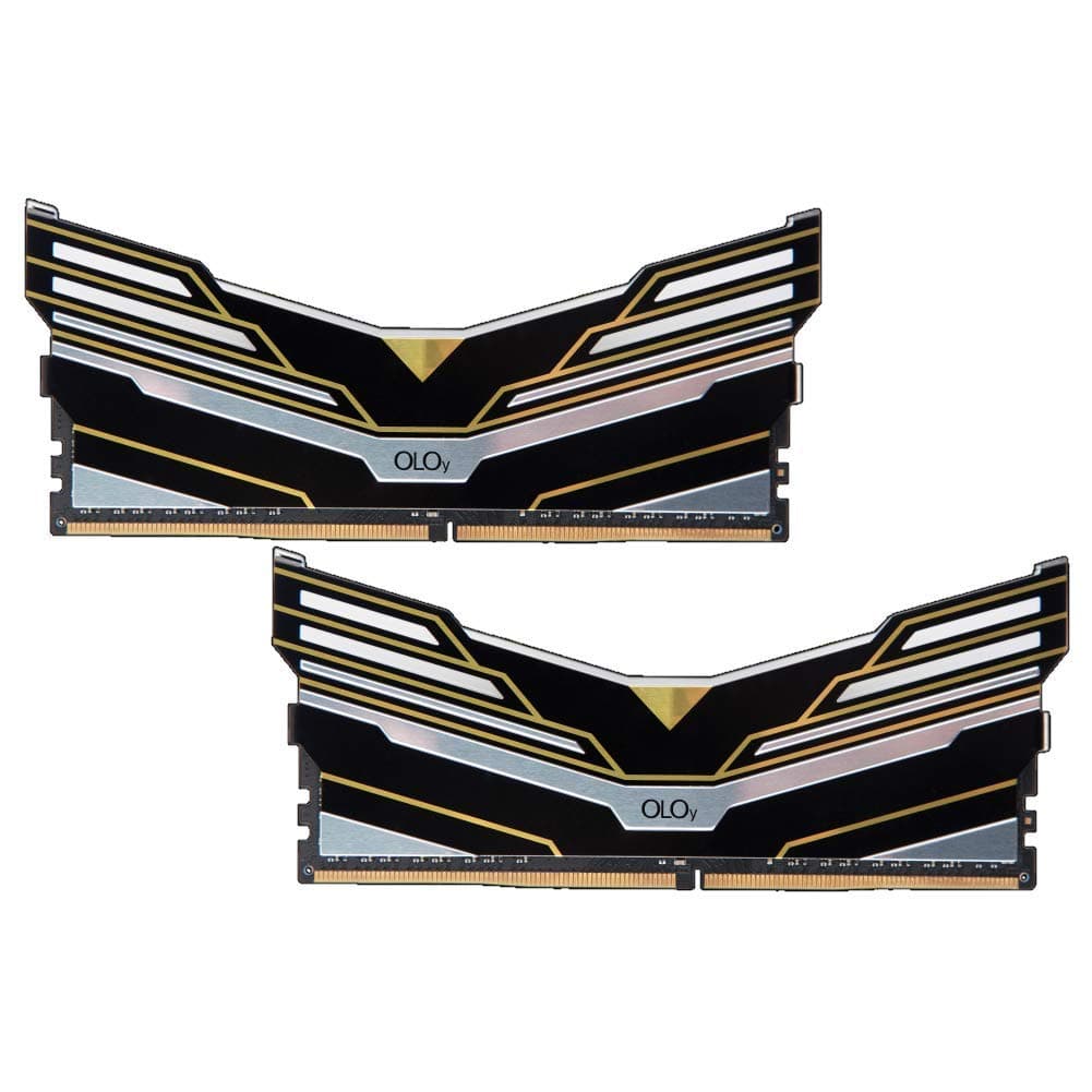 OLOy DDR4 RAM 16GB (2x8GB) Schwarz Warhawk Aura Sync RGB 3200MHz CL16 1.35V 288pin Desktop Gaming UDIMM (MD4U0832161BE0DA) Bild 5