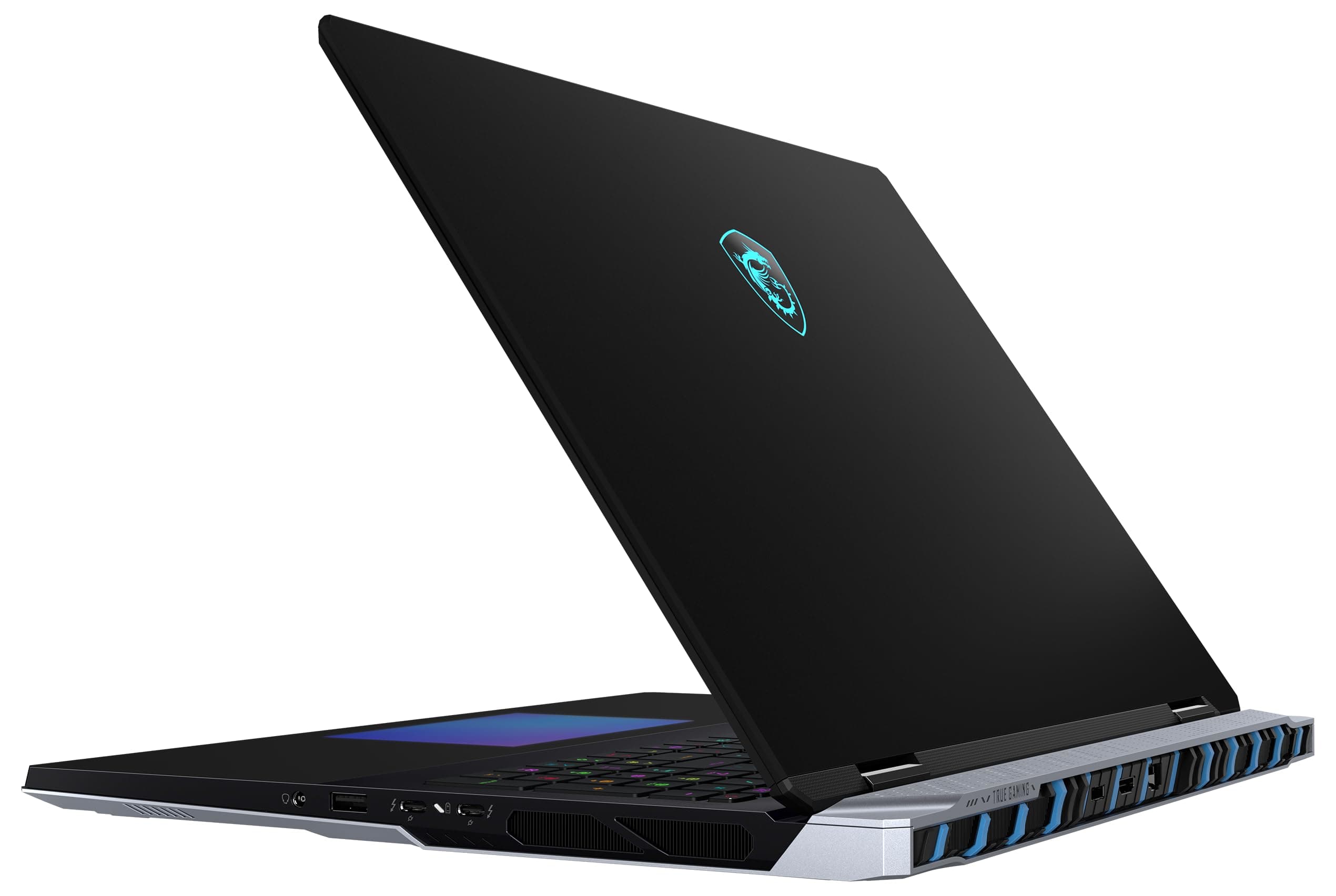 MSI Titan 18 HX AI Gaming-Laptop, 18" UHD+ Mini-LED Display, Intel Core Ultra 9, NVIDIA GeForce RTX 5090, 96 GB DDR5 RAM, 6 TB SSD, Windows 11 Home, QWERTZ Tastatur, Schwarz, A2XWJG-070 Bild 2