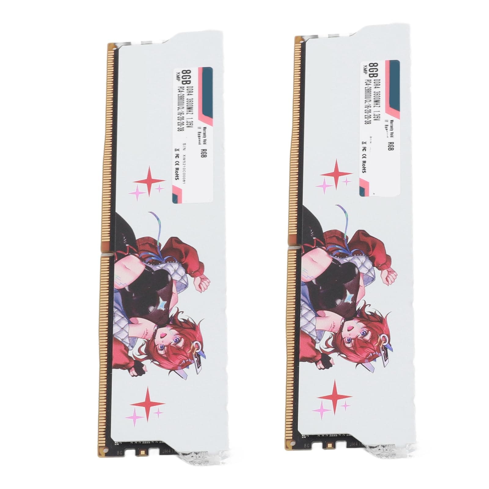Yctze DDR4 XMP2. 3600 MHz PC4 28800U CL16 20 20 38,4 V Gaming-Speichermodul für Desktop (16 GB (2 x 8 GB))