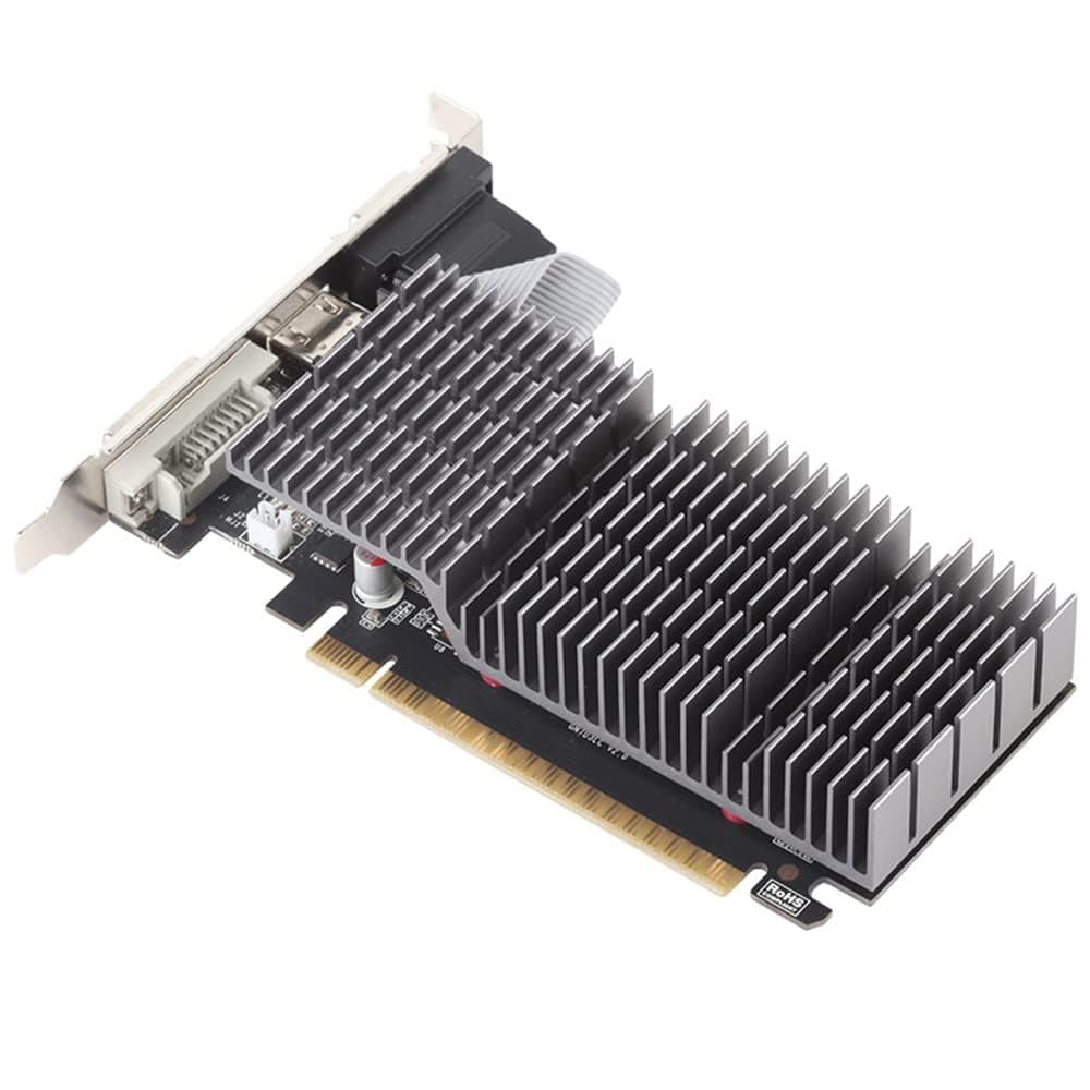 maxsun NVIDIA GeForce GT 710 2GB Silent Grafikkarte (Passiv 0dB Kühlung, Low Profile DVI, VGA, HDMI) Bild 4