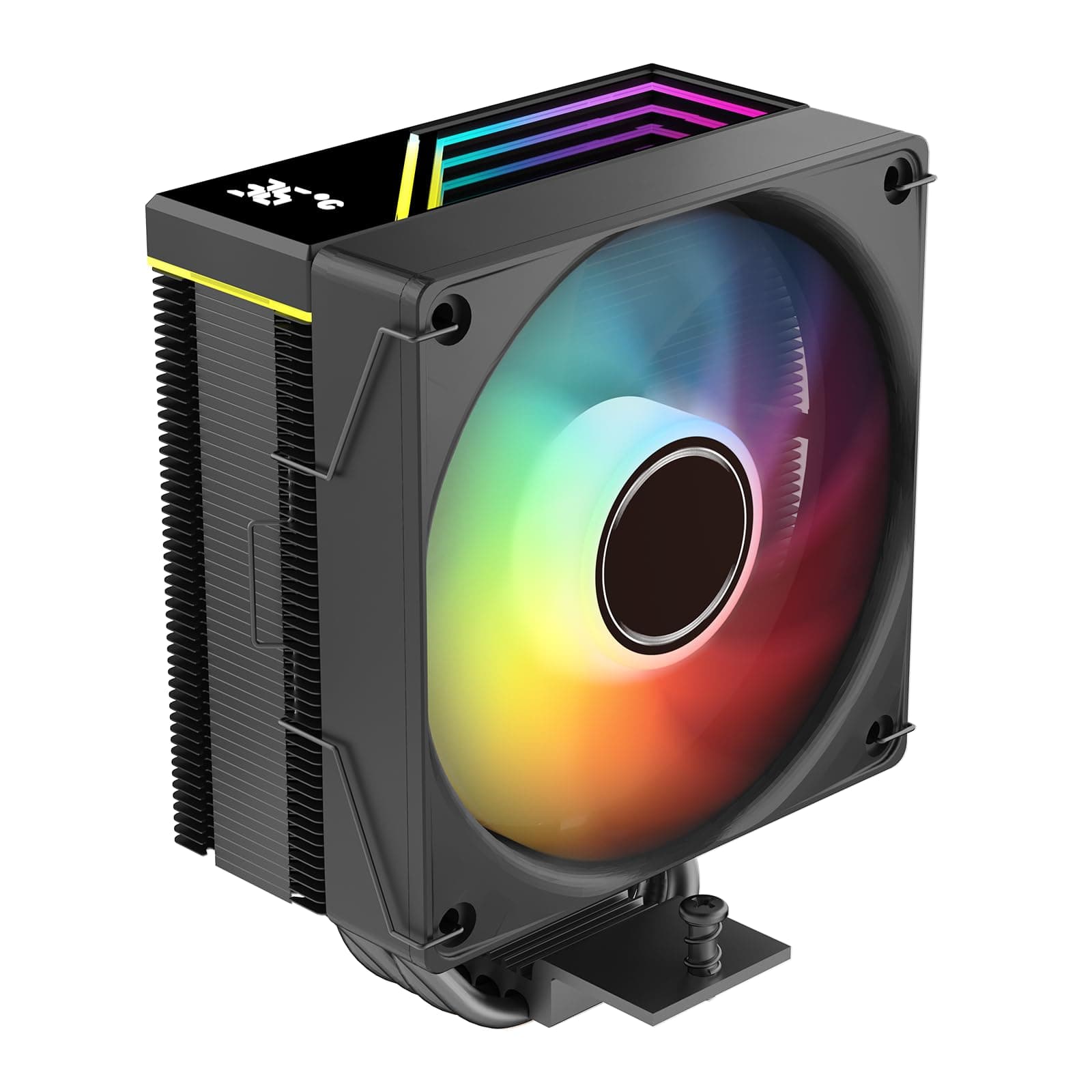 TZMRIT KF420 DGT ARGB CPU Kühler Mit Temperaturanzeige Display,für Intel LGA 1700/1200/115X/1851/1366/2011, für AMD AM4/AM5 (Black) Bild 2