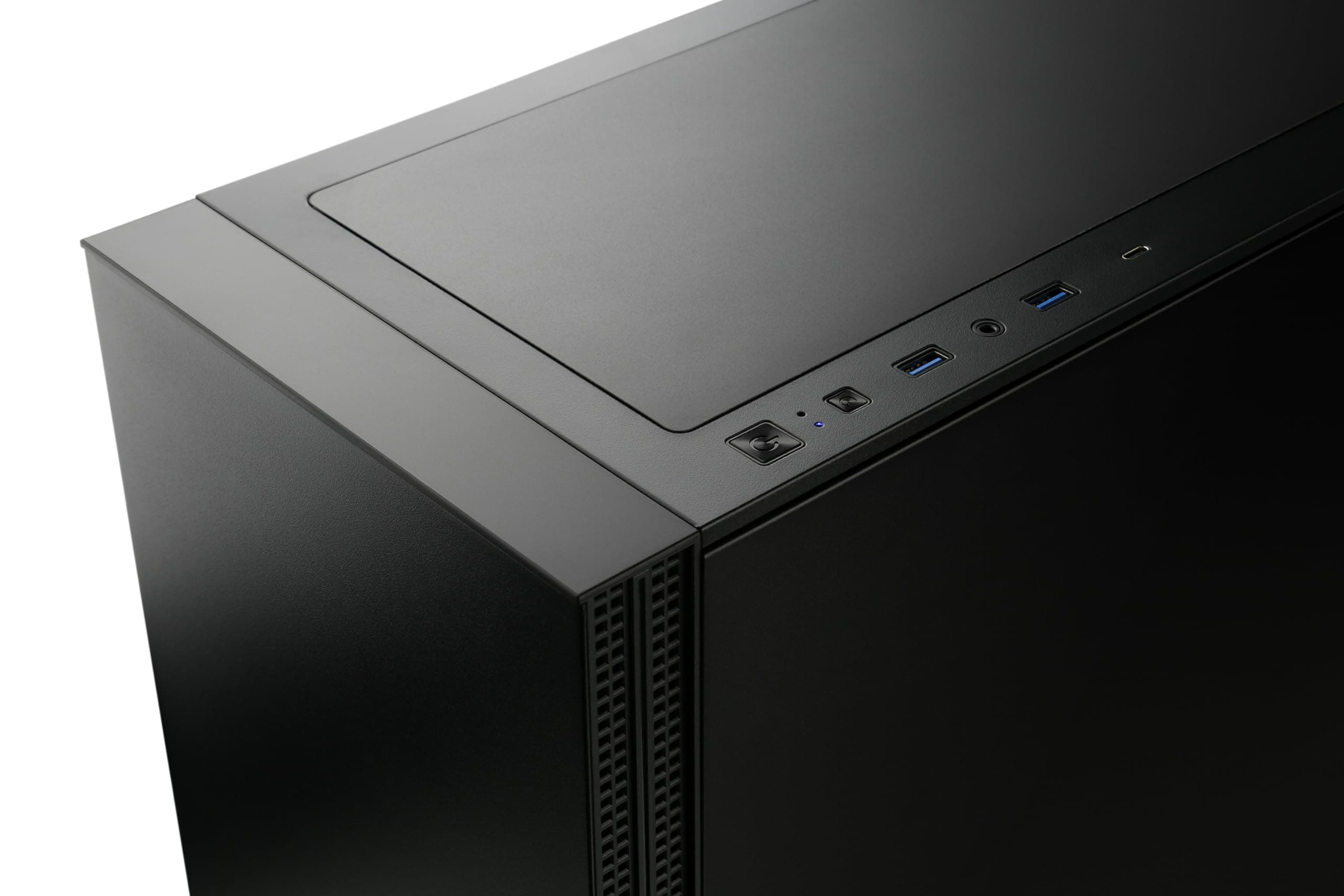 Gaming PC-Gehäuse Cronos II Silent - Midi-Tower, schallgedämmt, Low-Noise, vormontierte Lüfter, E-ATX, ATX, Micro-ATX, Mini-ITX, schwarz Bild 7