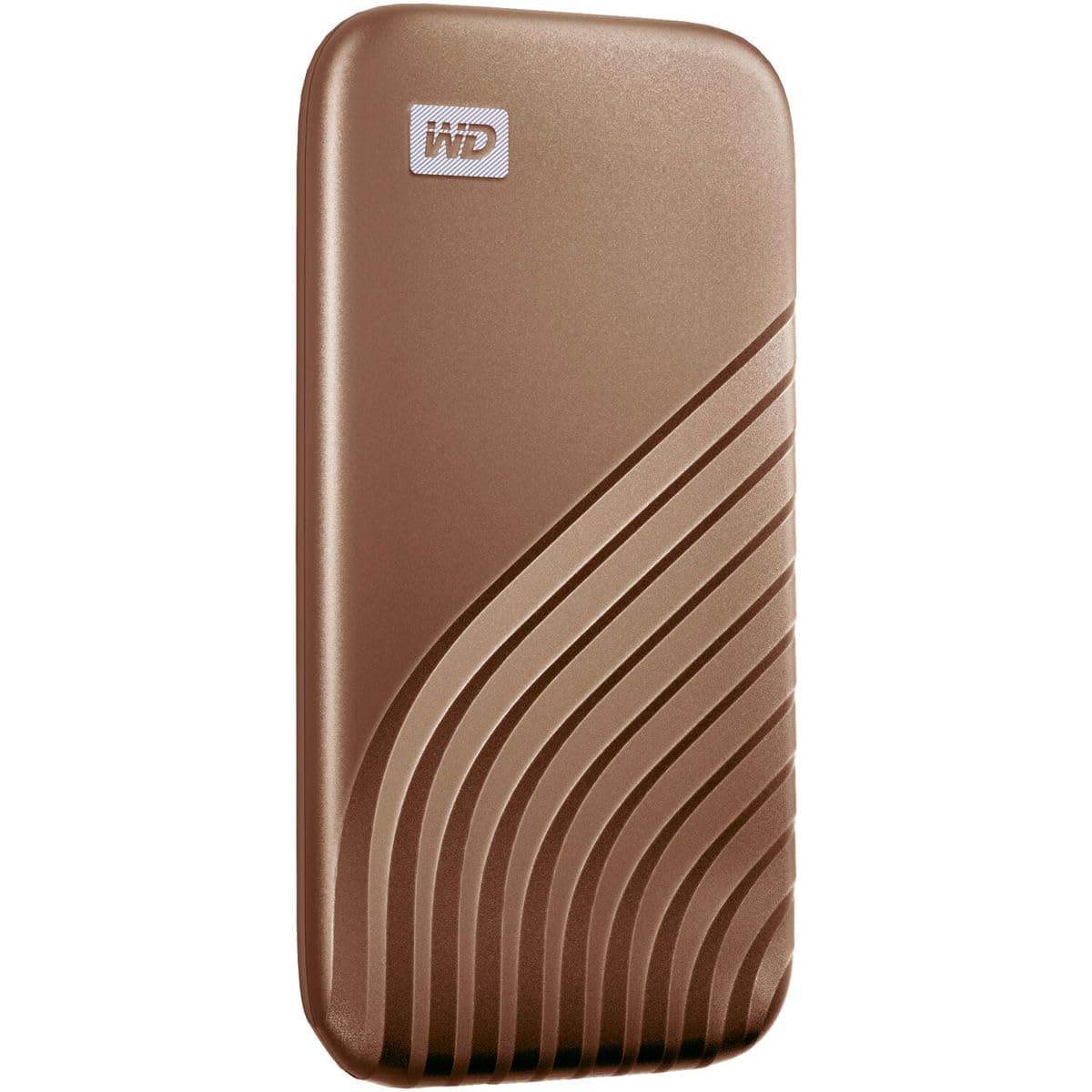 WD My Passport SSD 2 TB mobiler SSD Speicher (NVMe-Technologie, USB-C und USB 3.2 Gen-2 kompatibel, Lesen 1050 MB/s, Schreiben 1000 MB/s) Rose Gold