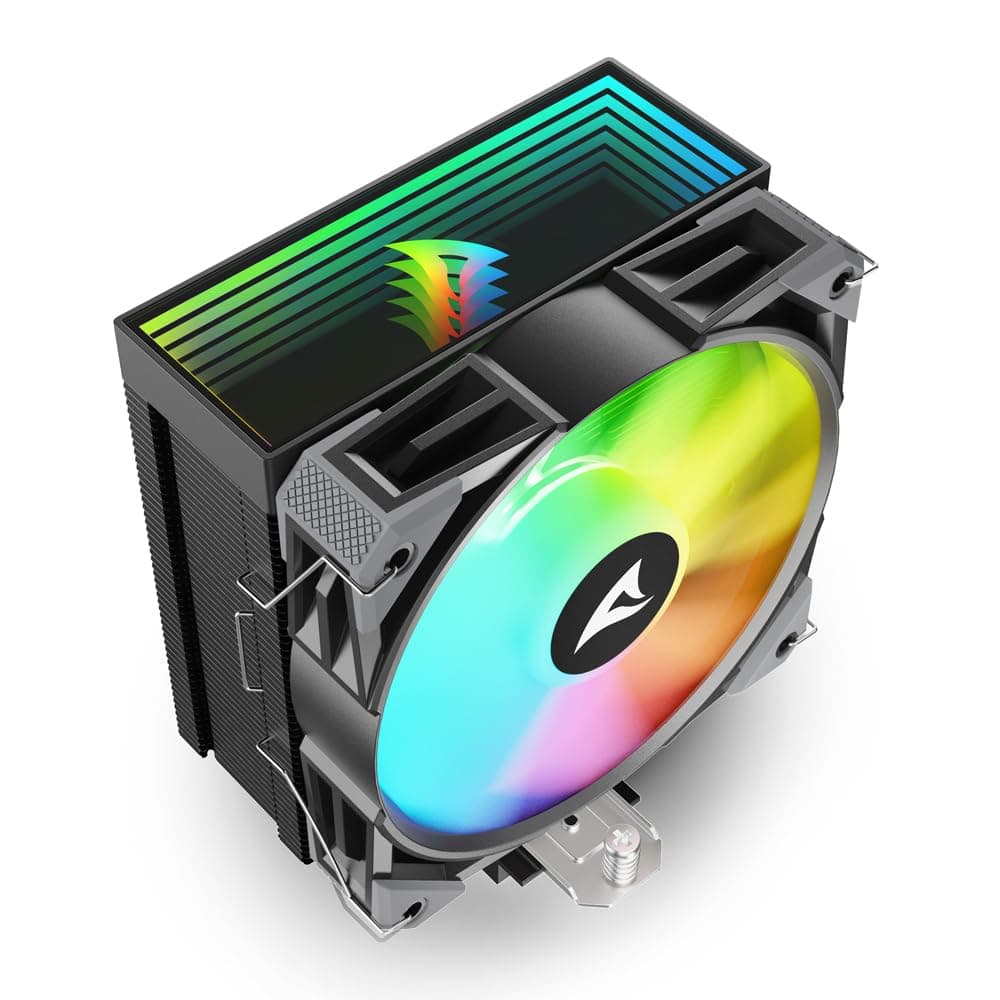 Sharkoon A40 Schwarz, RGB, CPU-Kühler Bild 7