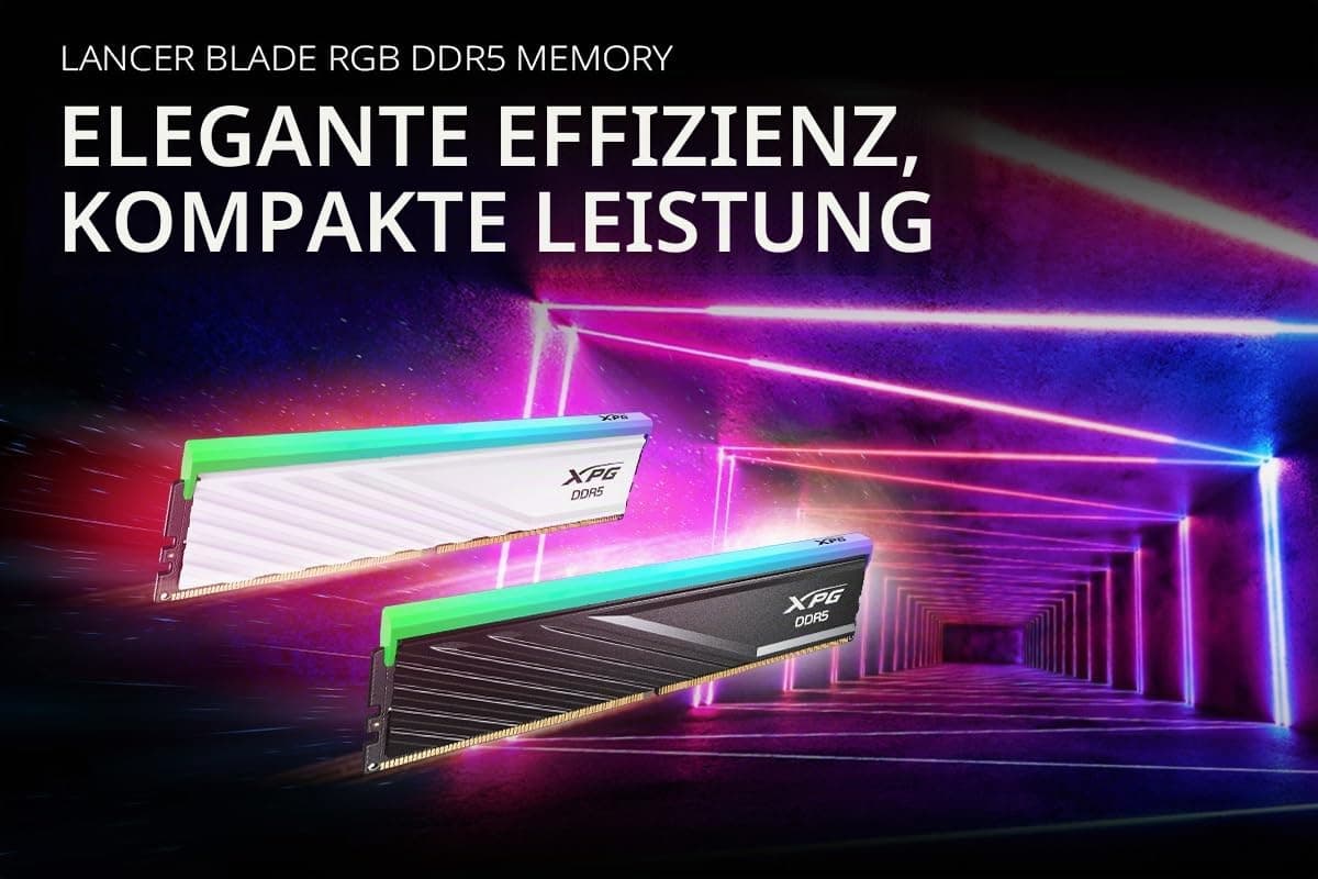 ADATA Lancer Blade RGB DDR5-6000 - U-DIMM - 32 GB (2X 16GB) Bild 7