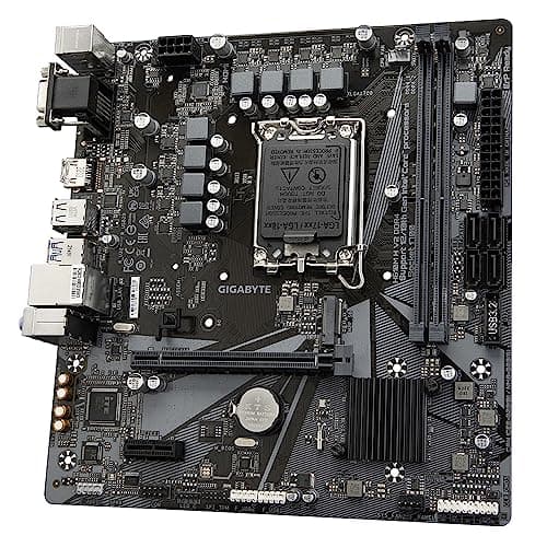 GIGABYTE H610M H V2 DDR4 Mainboard - Unterstützt Intel Core Prozessoren 14th CPUs, 6+1+1 Hybrid Digital VRM, up to 3200MHz DDR4 (OC), 1xPCIe 3.0 M.2, GbE LAN, USB 3.2 Gen 1 Bild 8