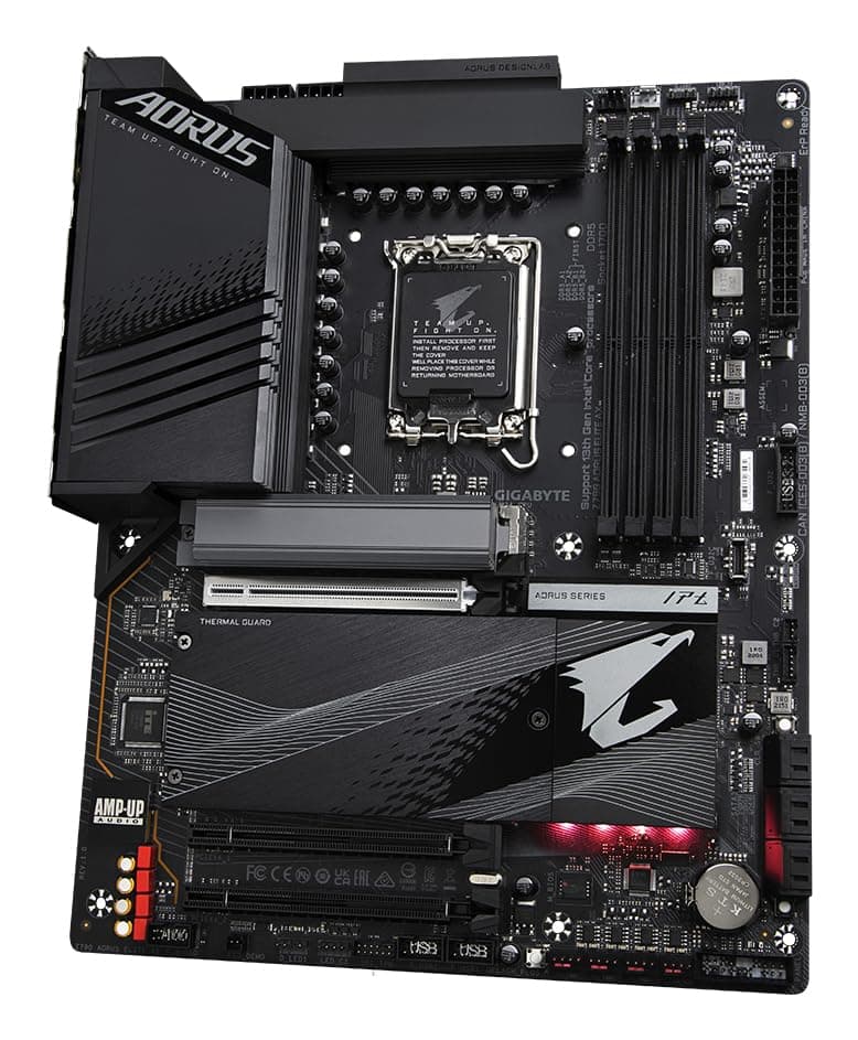 GIGABYTE Z790 AORUS Elite AX Motherboard - Unterstützt Intel Core 14th Gen CPUs, 16+2+1 Phase Digital VRM, 7600MHz DDR5 (OC), 4X PCIe 4.0 M.2, 2.5GbE LAN, USB 3.2 Gen 2x2 Bild 5