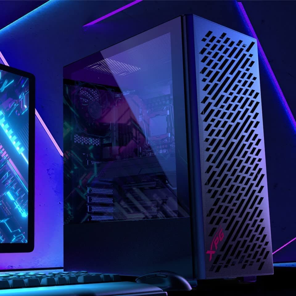 XPGTorreGamingValorAIRWhite gehärtetes Glas Bild 7