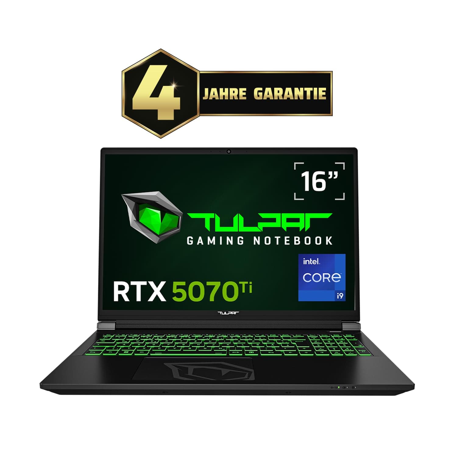 TULPAR T6 V3.8.1 Gaming Laptop | 16'' QHD+ 2560x1600 180HZ IPS LED-Display | Intel Core i9 14900HX | 32 GB RAM | 1 TB SSD | RTX 5070 Ti | Windows 11 Gaming Notebook 1 TB SSD - 32 GB RAM Bild 2