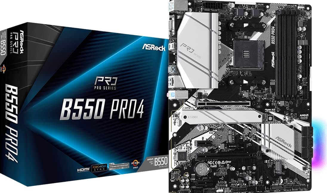 ASRock B550 Pro4 Mainboard Bild 3