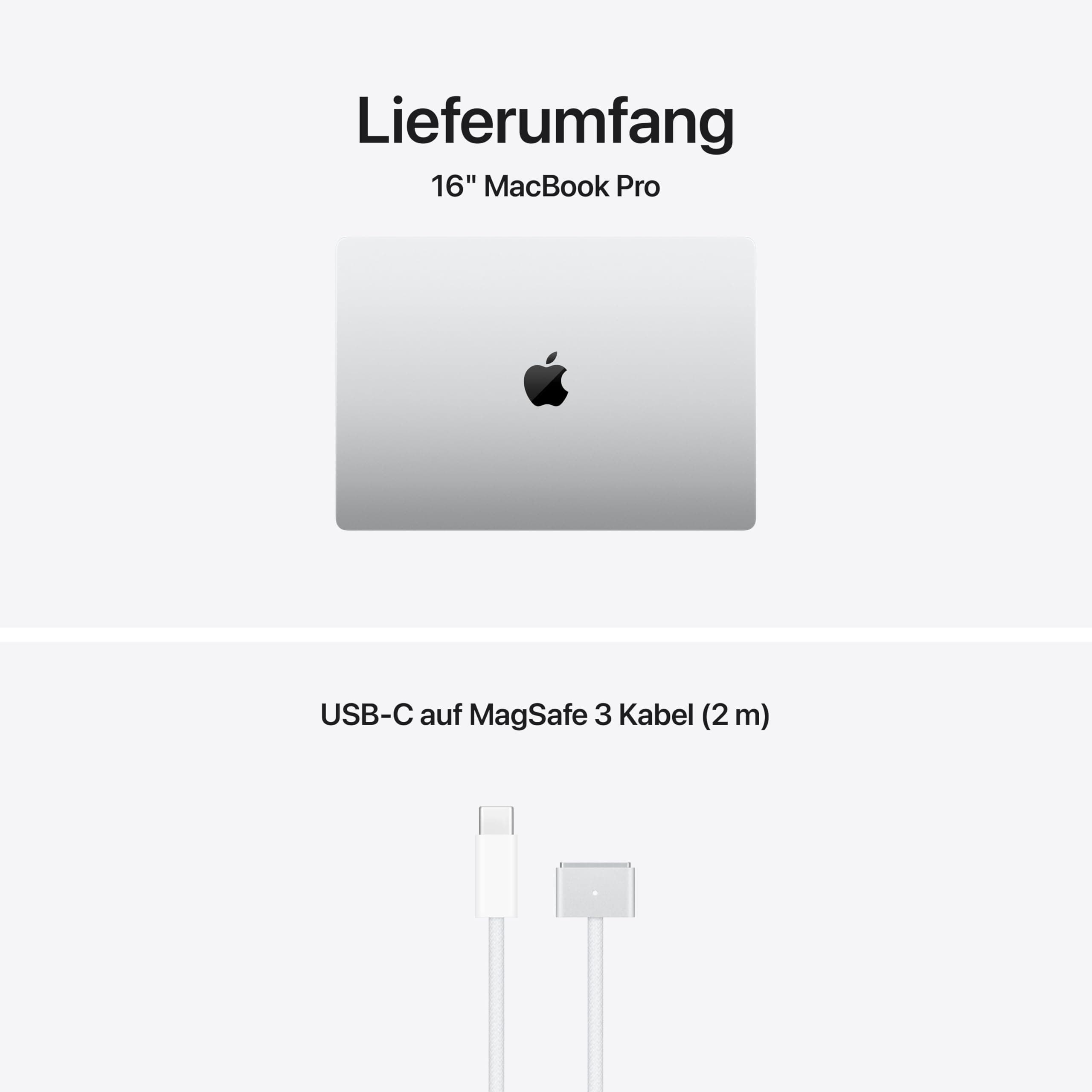 Apple MacBook Pro Laptop mit M5 Max Chip mit 18-Core CPU und 32-Core GPU: Entwickelt für KI, 16,2" Liquid Retina XDR Display, 36 GB gemeinsamer Arbeitsspeicher, 2 TB SSD, WLAN 7; Silber 36GB RAM 2TB Silber M5 Max chip Bild 6