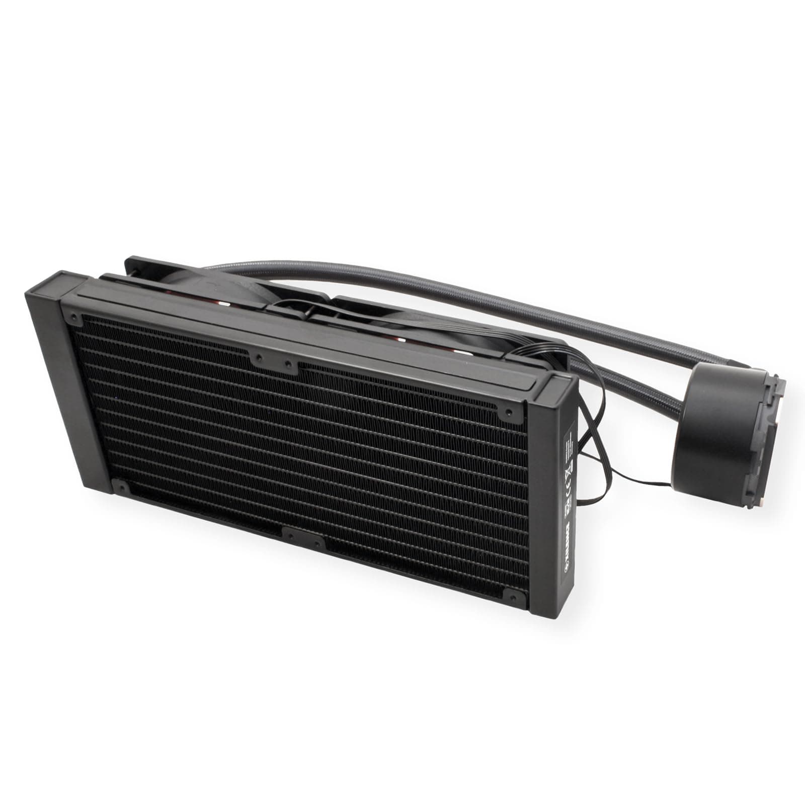 Xilence LQ240 AMD und Intel 240mm AiO Wasserkühlung, AM5/AM4, LGA 1700/2066/2011/1151/1150/1155/1156/1200, 300W TDP, leise 2x 120mm PWM Lüfter, für hohe Kühlanforderungen im Gaming/Streaming, schwarz Bild 6
