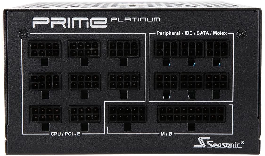 Seasonic Prime Ultra Platinum 1300W (80+Platinum, ATX 12V) Power Supply for Computer/Gaming PC's, 6x PCIe, Cable Management Bild 8