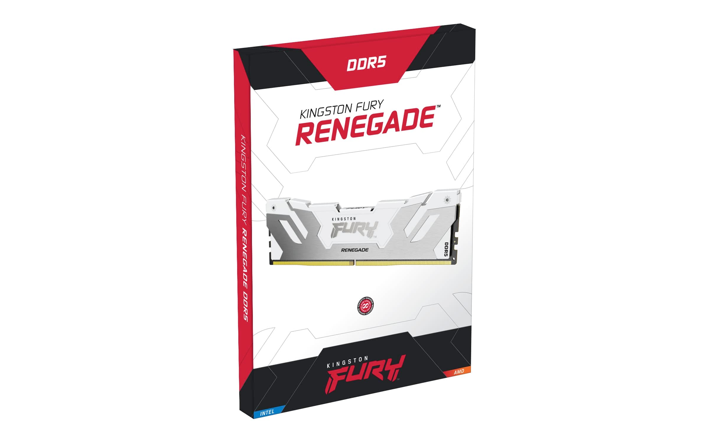 Kingston FURY Renegade DDR5 RGB Silber/Weiß XMP 32GB (2x16GB) 6400MT/s CL32 DIMM Desktop Gaming Speicher Kit mit 2 - KF564C32RWAK2-32 Silber/Weiß 32GB Kit mit 2 6400MT/s Bild 5