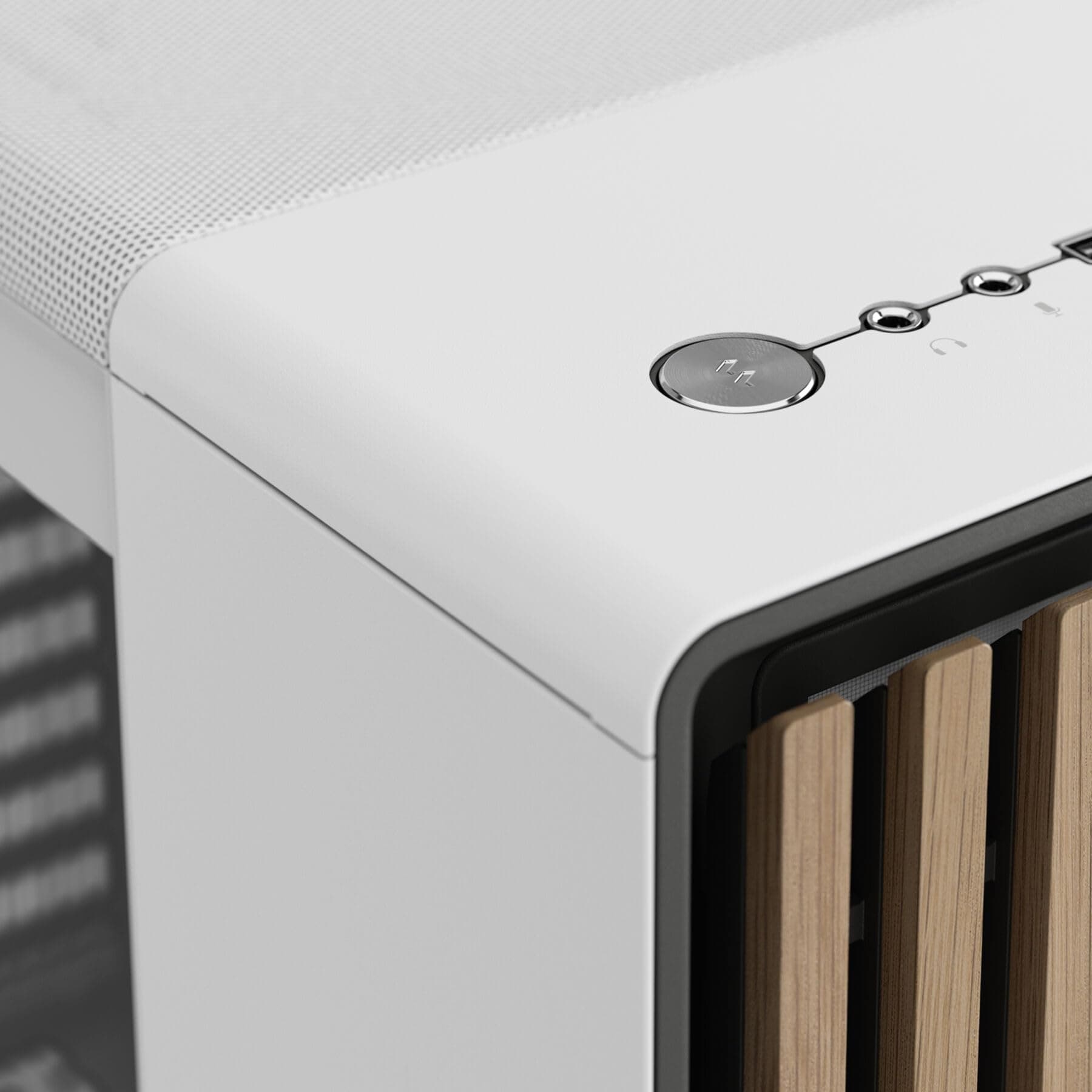 Fractal Design North Gehäuse ATX – Eichenholz, Tempered Glass | Zwei 140-mm-Lüfter vorinstalliert, USB-C, bis 355 mm Grafikkarte, exzellenter Airflow Bild 4