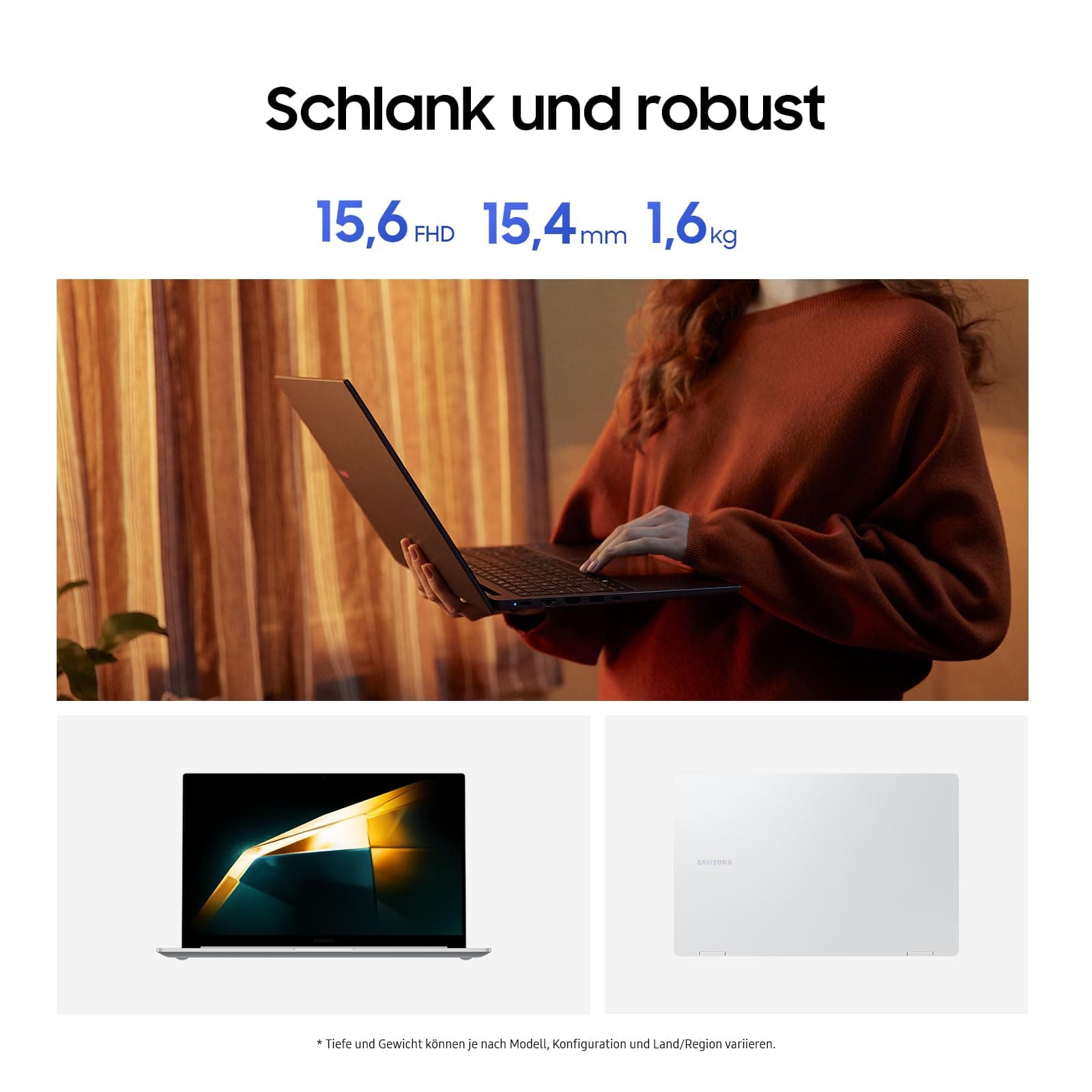 Samsung Galaxy Book4, 15,6 Zoll-Notebook, Windows-Laptop, Intel Core 5, 16 GB RAM, 256 GB, Silver Core i5 Bild 5