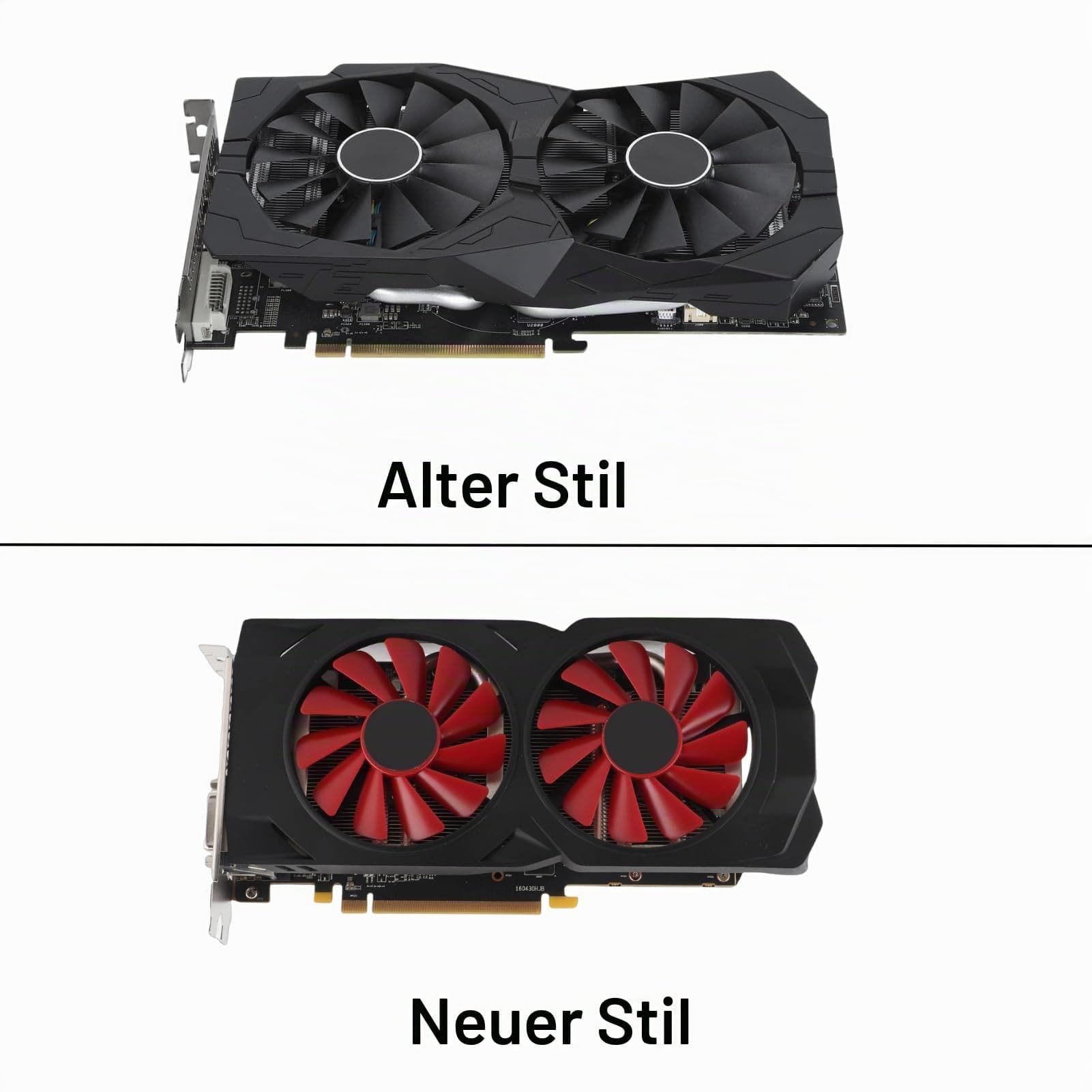 AMD Radeon RX 580 8GB GDDR5 Grafikkarte 256-Bit 2048SP PC-Gaming-Grafikkarte mit PCI Express 3.0 X16 3×DisplayPort 1×DVI 1×HD-Multimedia-Schnittstelle für Desktop Computer Bild 7