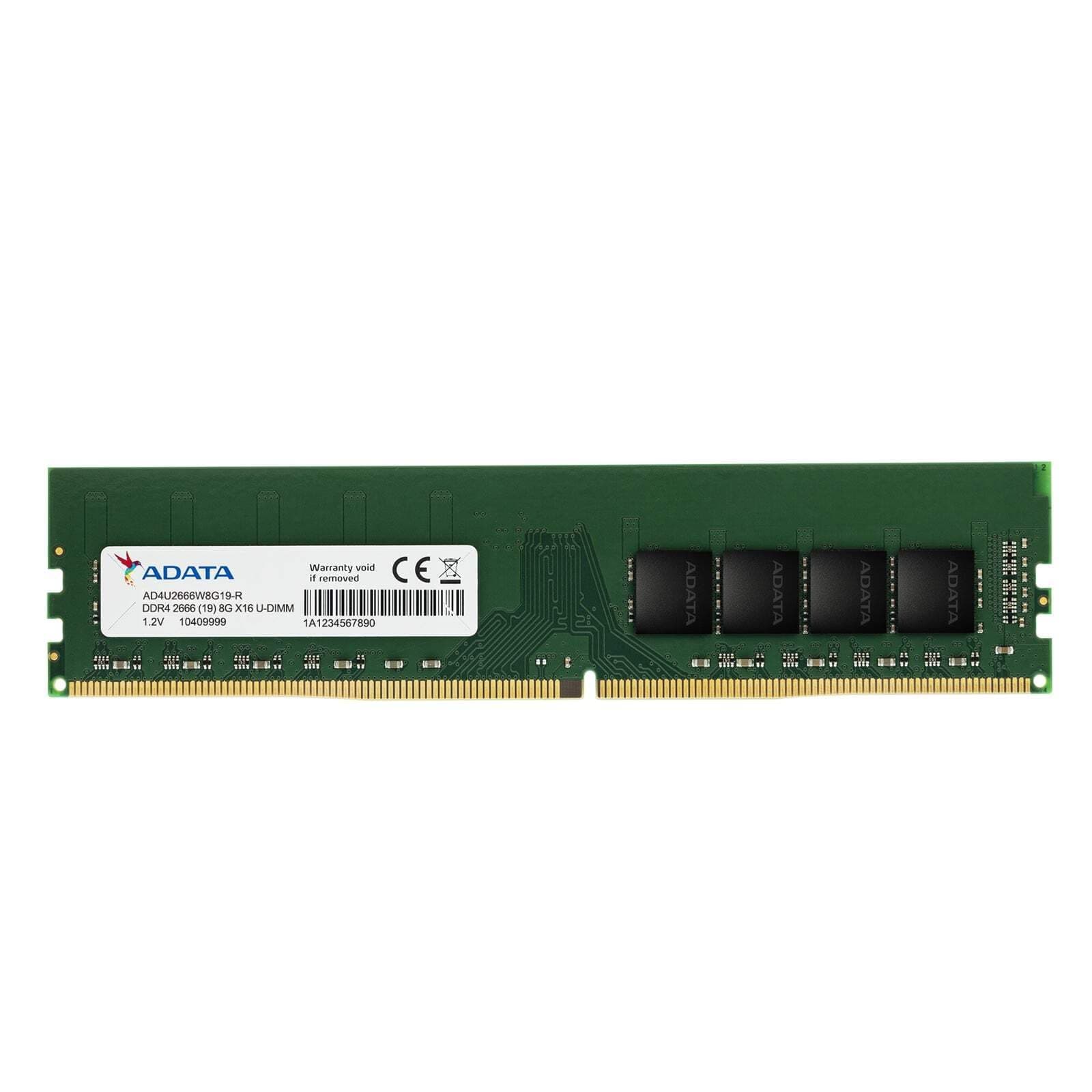 ADATA Premier Series - DDR4 - Modul - 8 GB - DIMM 288-PIN - 2666 MHz / PC4-21300 - ungepuffert Bild 2