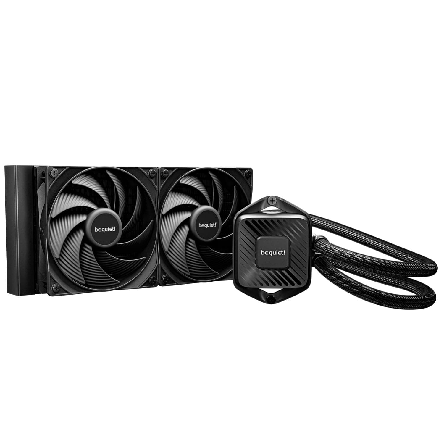 be quiet! Pure Loop 3 240 mm All-in-One-Wasserkühlung für leicht übertaktete AMD/Intel-Systeme, 2x Pure Wings 3 120 mm PWM high-speed Lüfter, hoher statischer Druck, flüsterleise PWM-Pumpe Bild 2