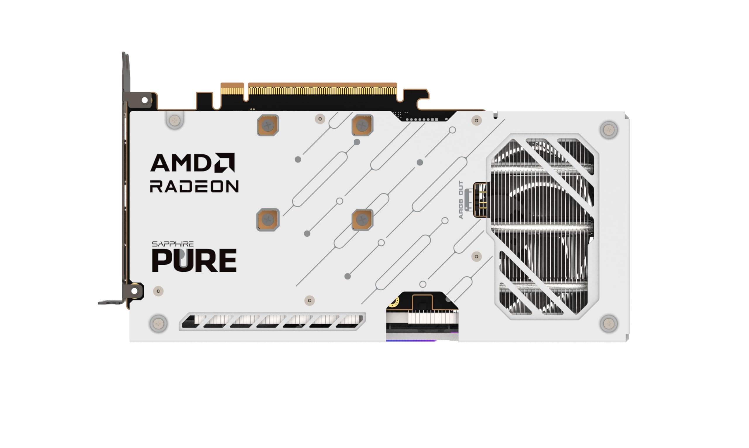 Sapphire Technology Carte Graphique AMD Radeon RX 9060 XT Gaming OC Pure 16GB Double HDMI-DP Bild 3