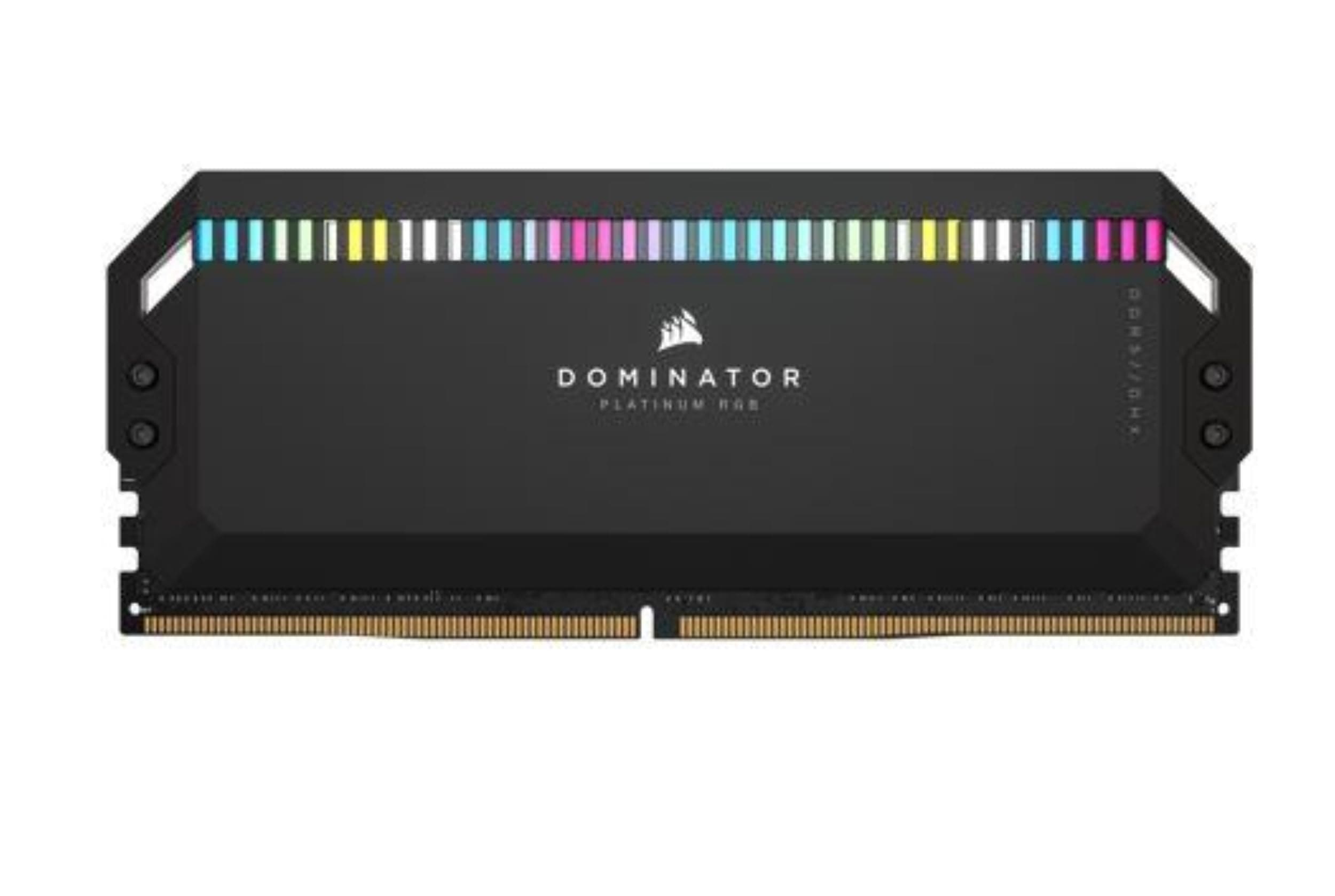 Corsair Dominator Platinum RGB DDR5 RAM 64GB (2x32GB) 5200MHz CL40 Intel XMP iCUE Kompatibel Computer Speicher - Schwarz (CMT64GX5M2B5200C40) Schwarz 64GB (2x32GB) Bild 3