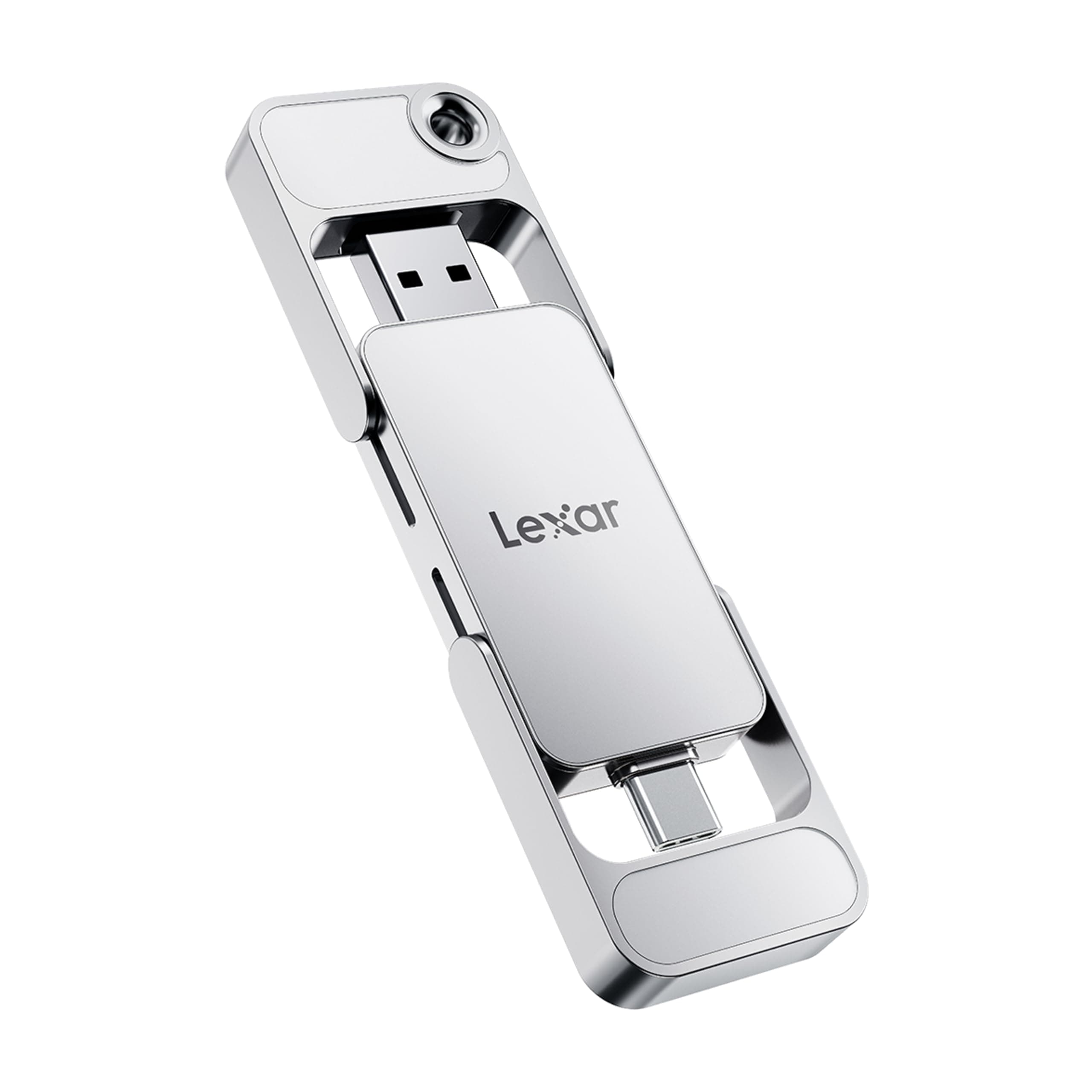 Lexar D70E 1TB Dual Drive Externe SSD,bis zu 2000 MB/s Lesen, 1800 MB/s Schreiben, Kabellose, Tragbare SSD für USB-Typ-C-/Typ-A-Geräte, Kompatibel mit iPhone 17 1 TB