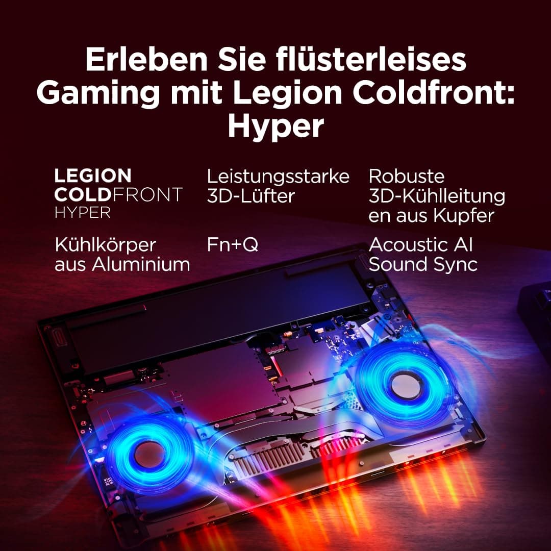 Lenovo Legion 5 Gaming AI Laptop | 15.1" WQXGA 165 Hz OLED Display | NVIDIA GeForce RTX 5060 | AMD Ryzen AI 7 350 | 16GB RAM | 1TB SSD | Win11 | QWERTZ | Eclipse Black | 3 Monate GamePass Bild 7